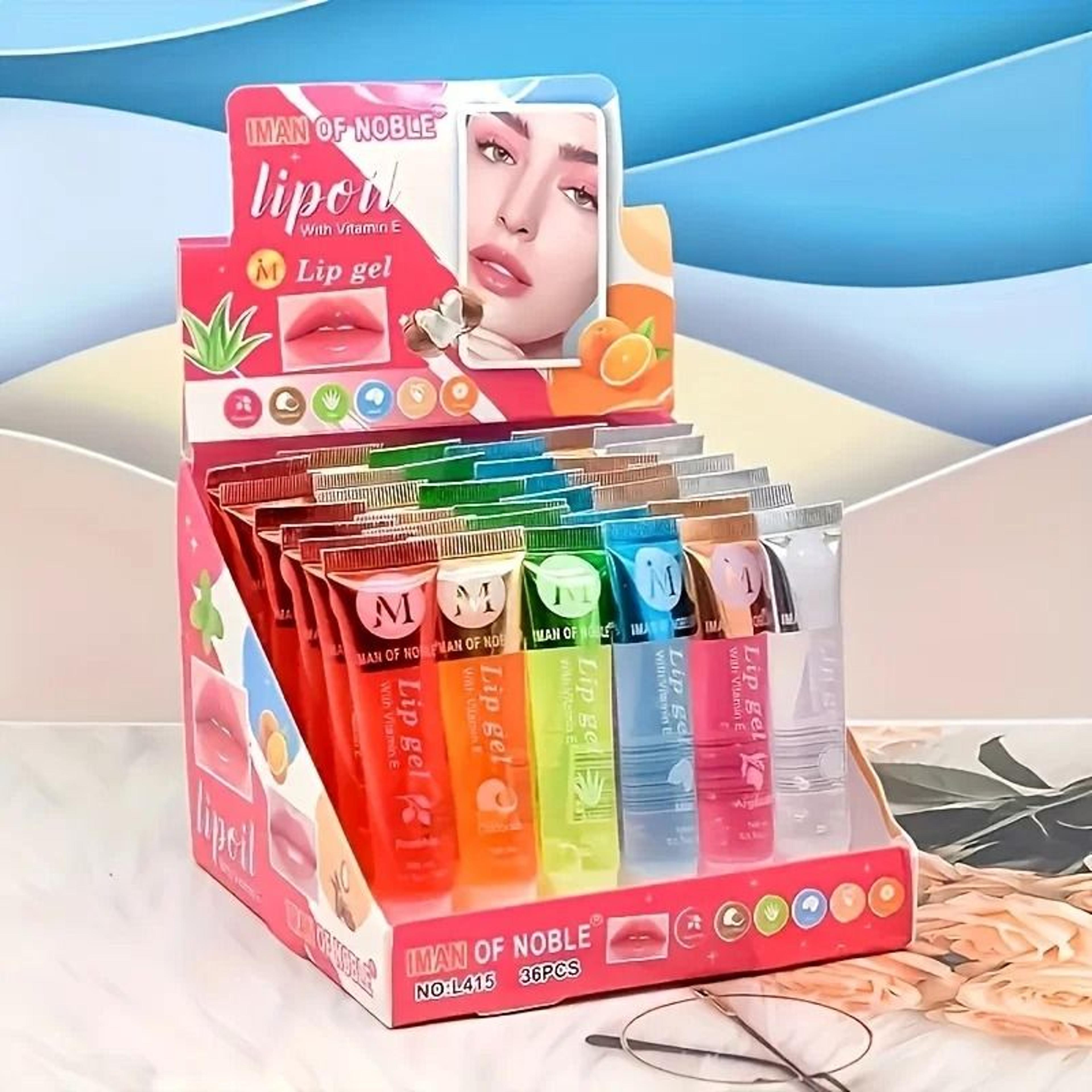 6Piece Moisturizing Lip Gel Set  Nutritious Translucent Lip Oil Collection 2