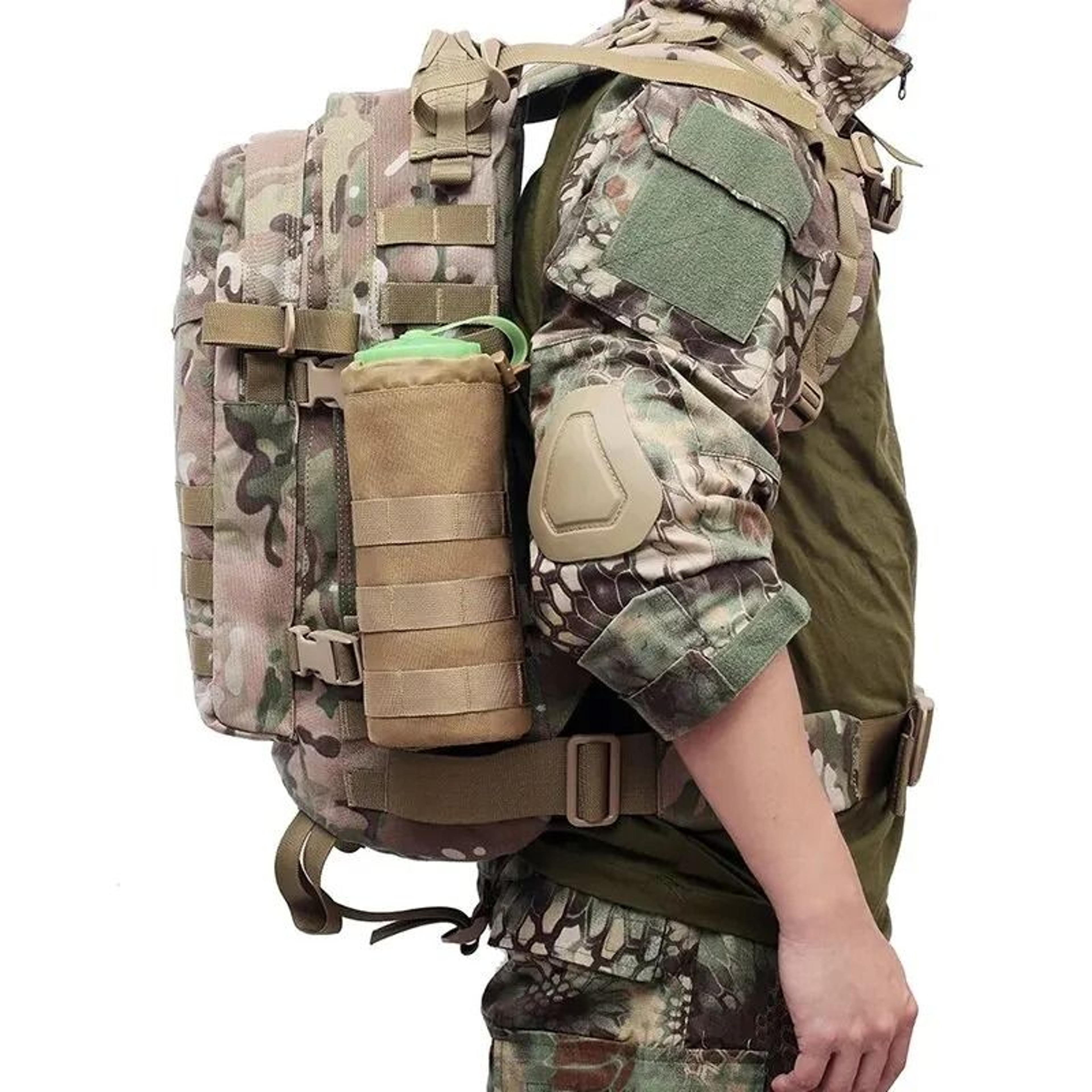Tactical Outdoor Water Bottle Pouch  Versatile Hiking  Travel Waist Pack 3