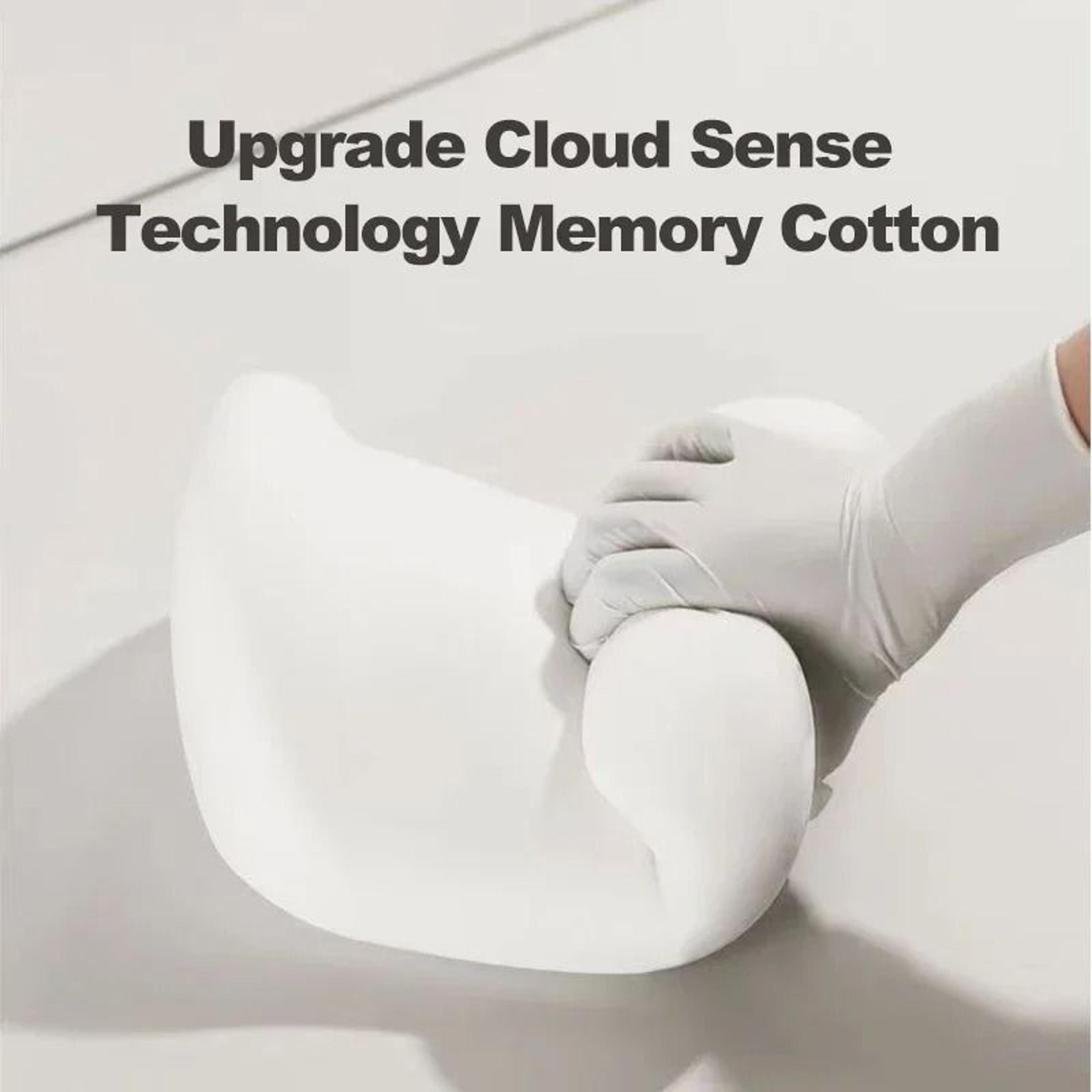 Professional Car Memory Foam Pillow  Lumbar Support Set 2