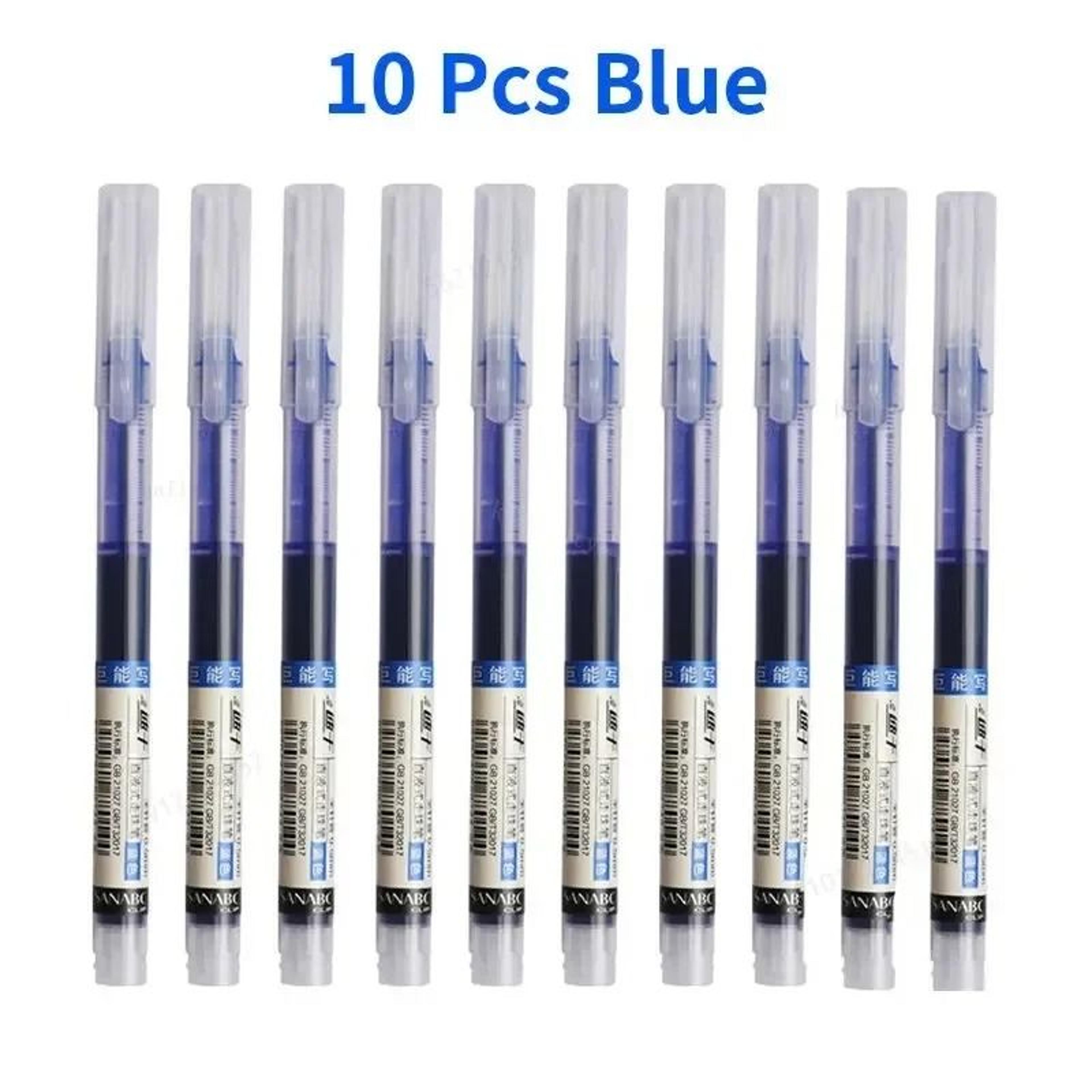Professional Needle Type Gel Pens  HighQuality Straight Liquid Stationery Set 8