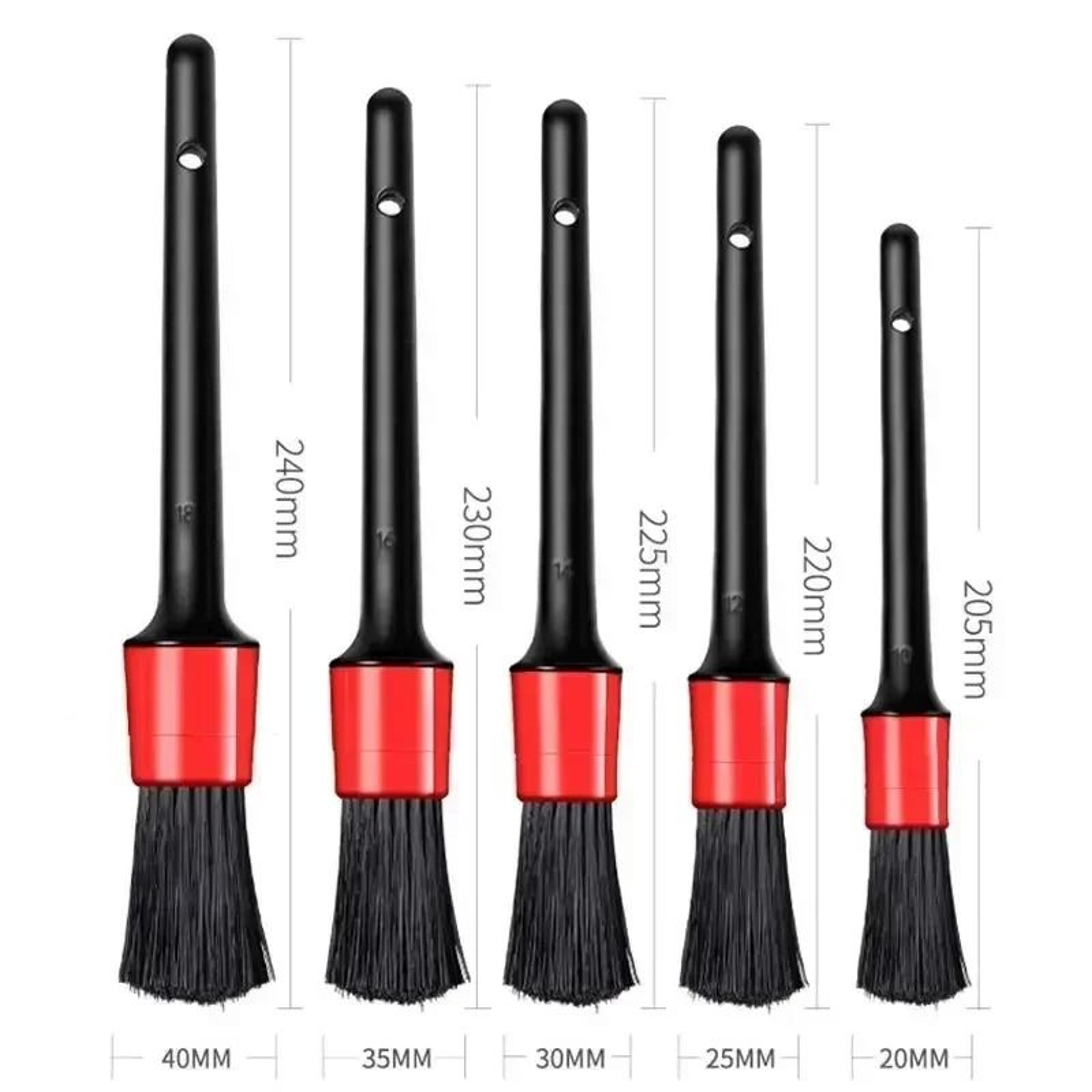 Professional Car Detailing Brush Set  IndustrialGrade Automotive Cleaning Kit 3