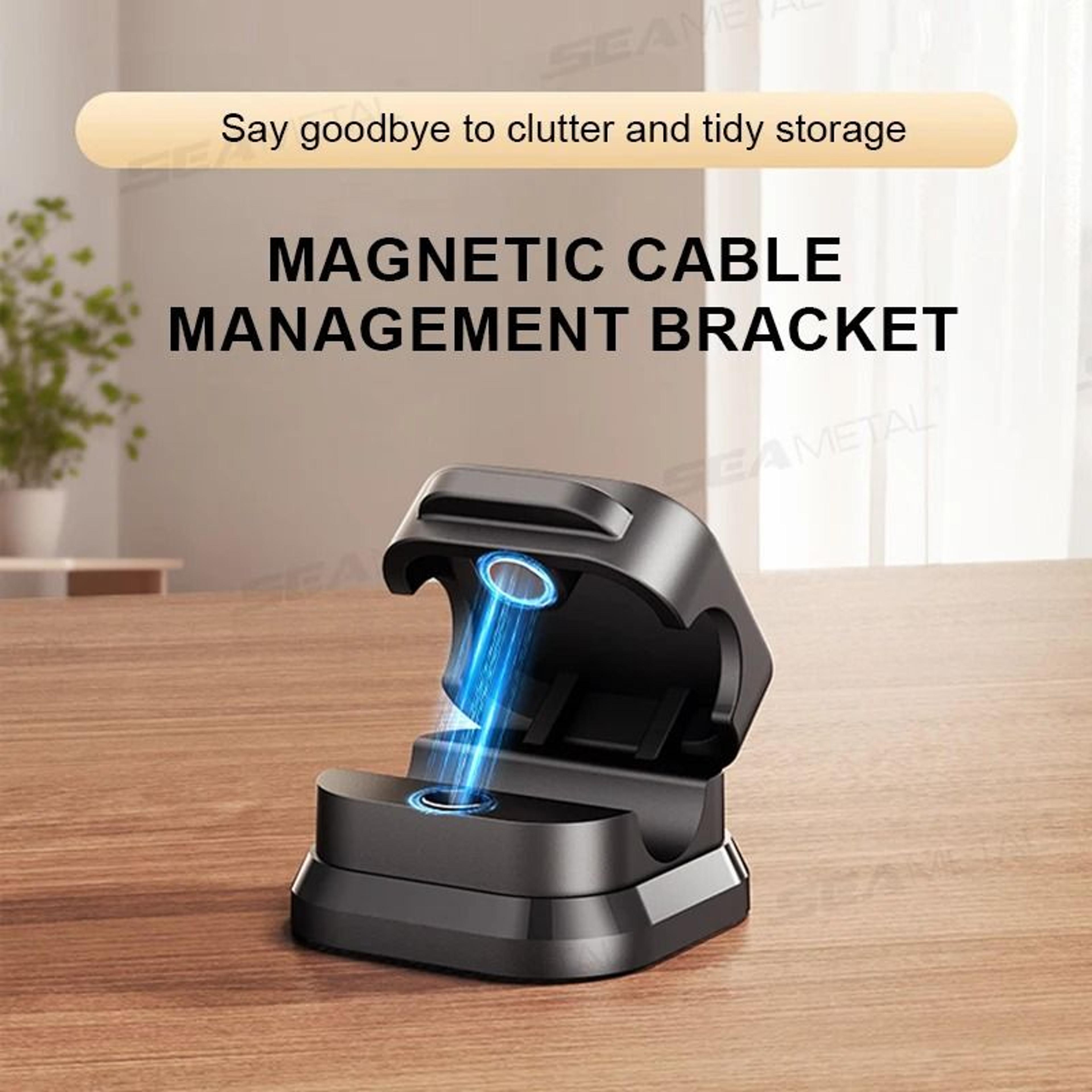 SEAMETAL Professional Magnetic Cable Management System  10Piece IndustrialGrade Cord Organizer 1