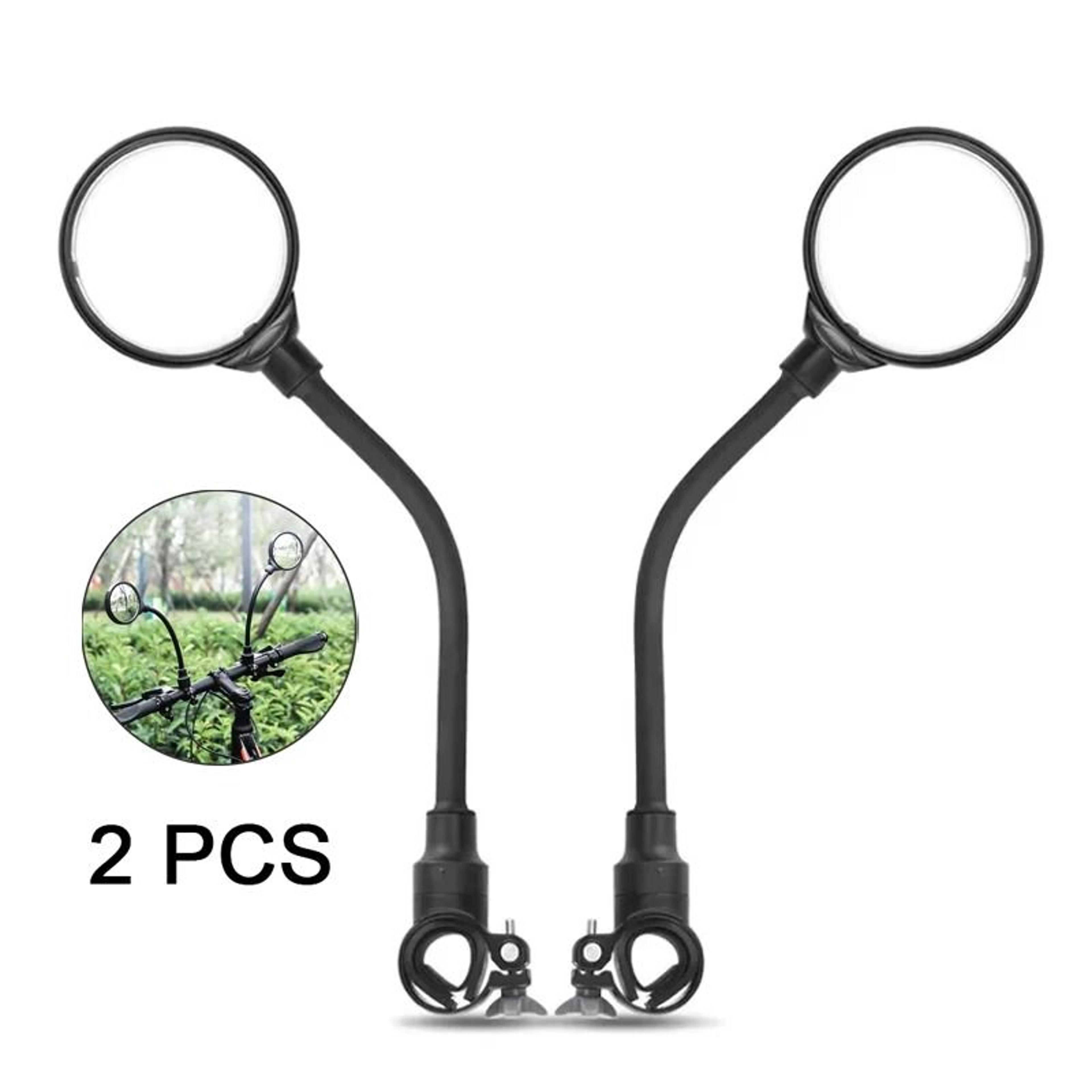 Universal Professional Bicycle Rearview Mirror Set  360 Adjustable Handlebar Security 15
