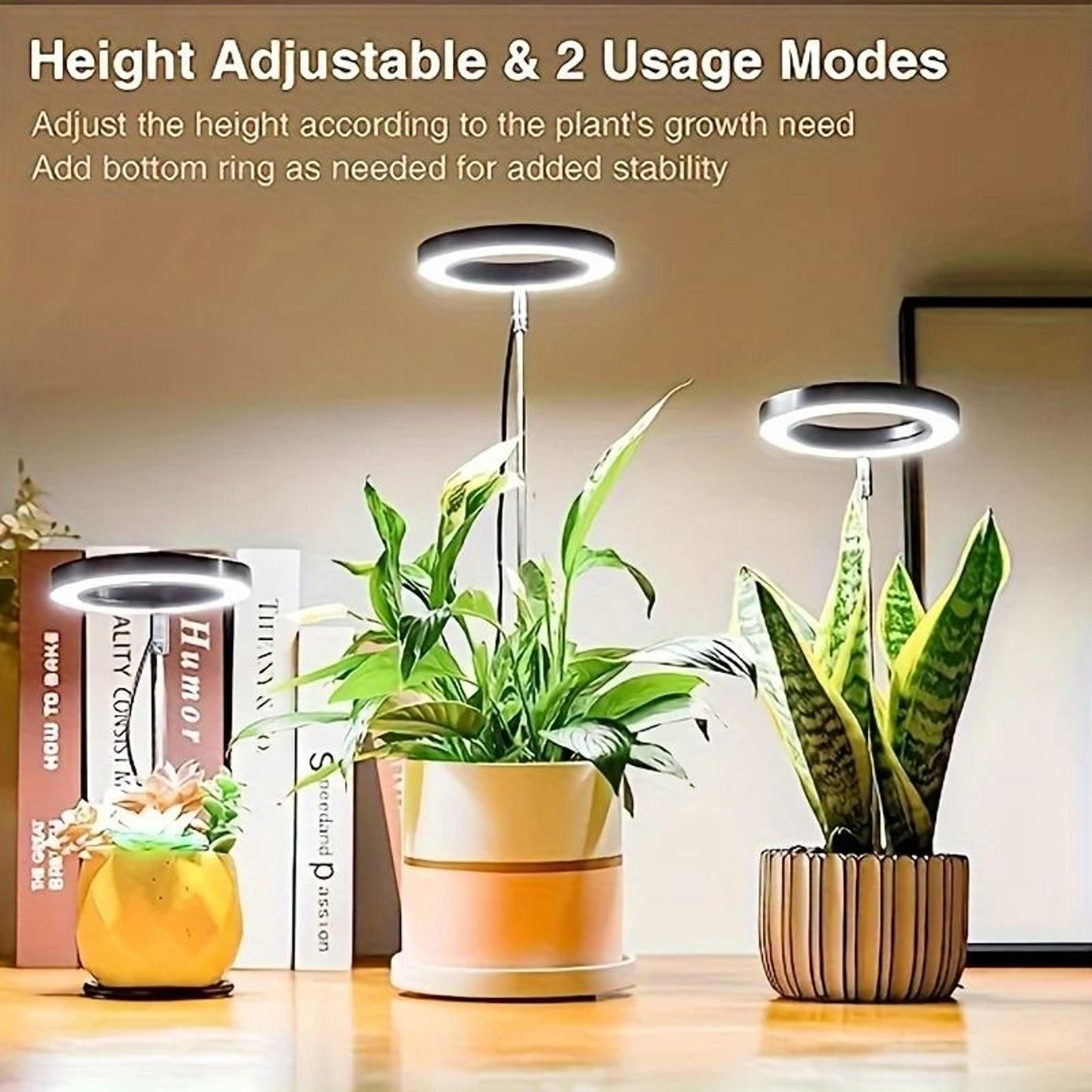 Full Spectrum LED Ring Grow Light  Industrial Grade Indoor Plant Support 0