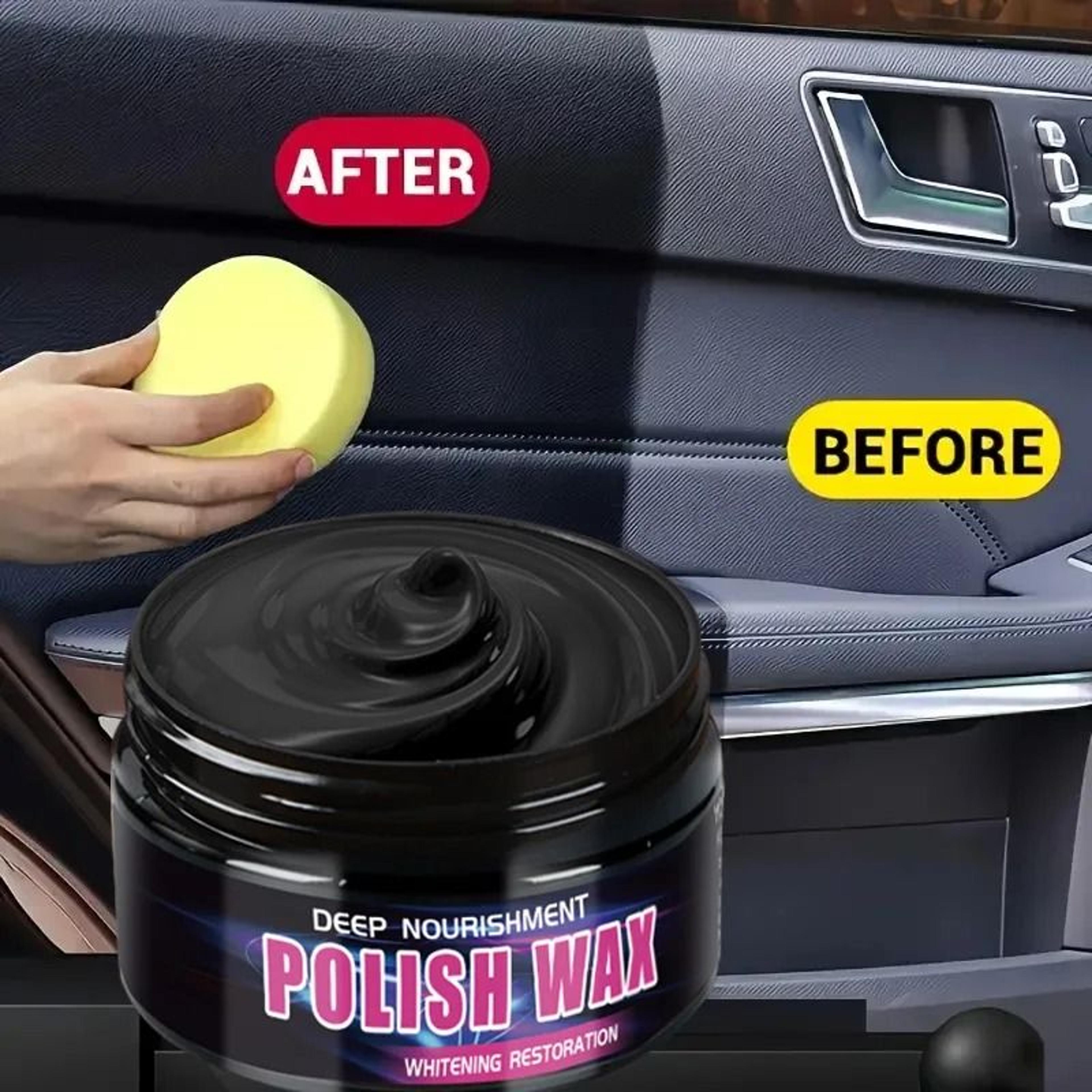 Universal Leather And Plastic Repair Polishing Wax Automotive Interior Reconditioning Cream 0