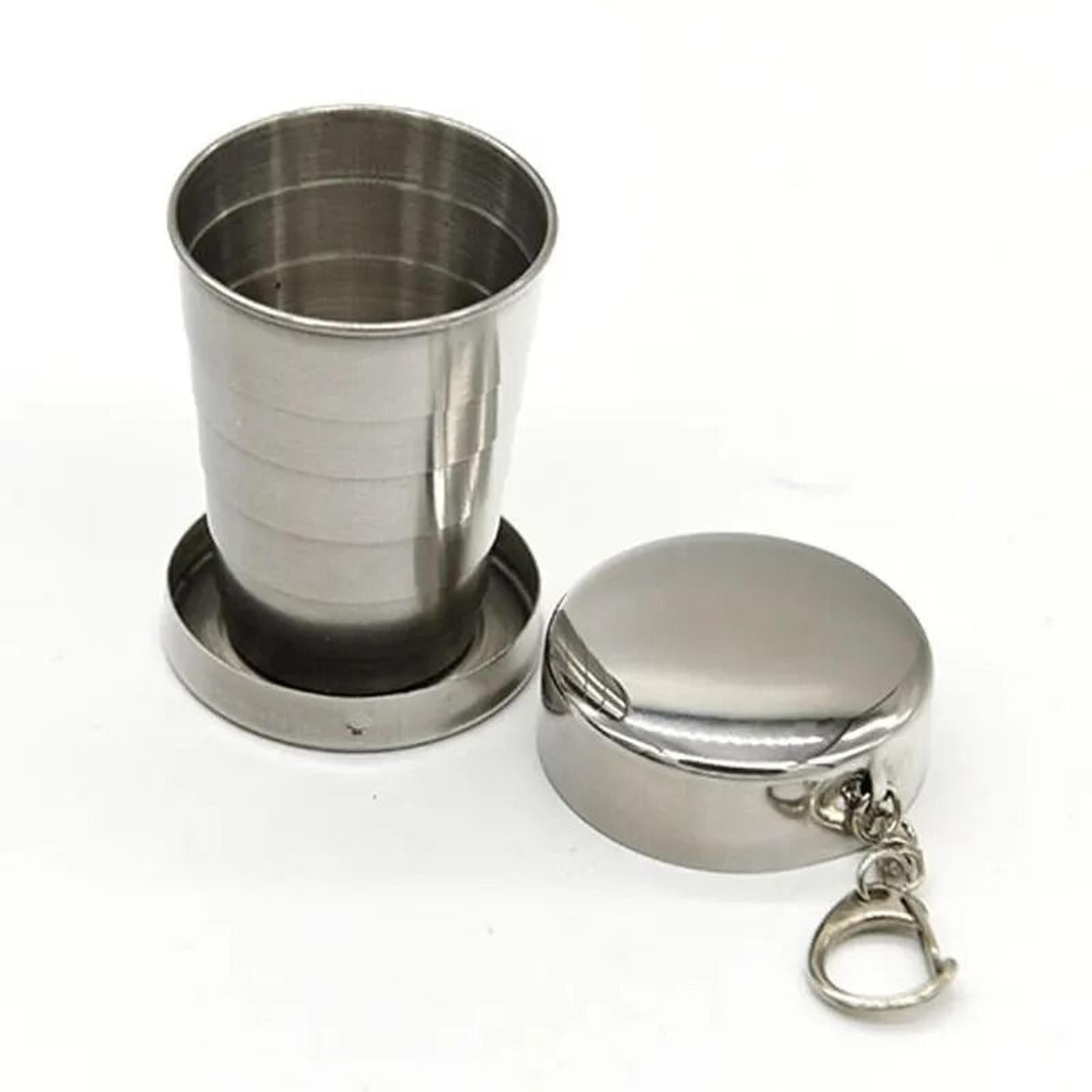 Outdoor Portable Stainless Steel Telescopic Folding Camping Cups 3