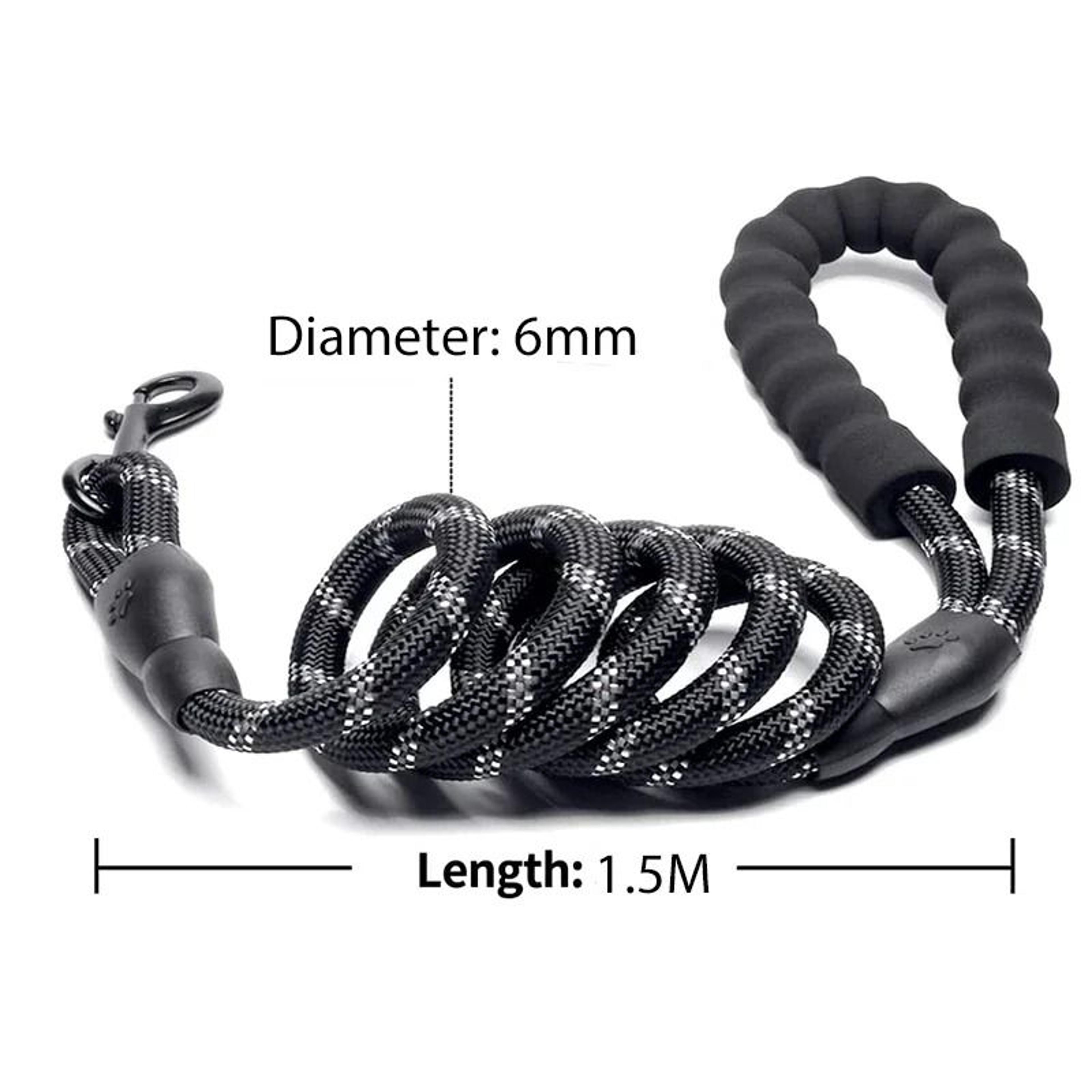 Reflective Heavy Duty Climbing Rope Dog Leash For Big And Medium Dogs 1