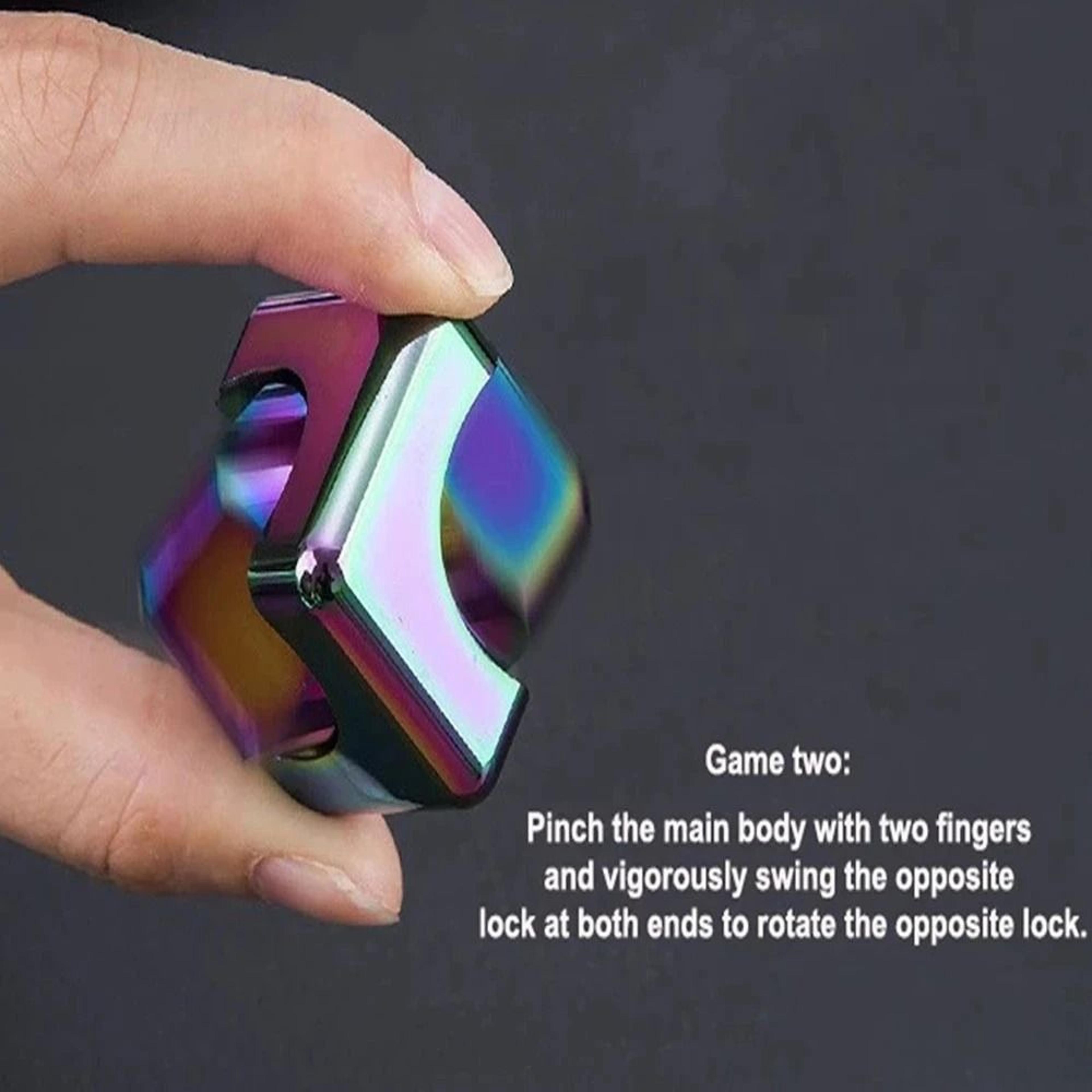 Square Decompression Spinning Top Dice Cube AntiAnxiety Fingertip Toy 3
