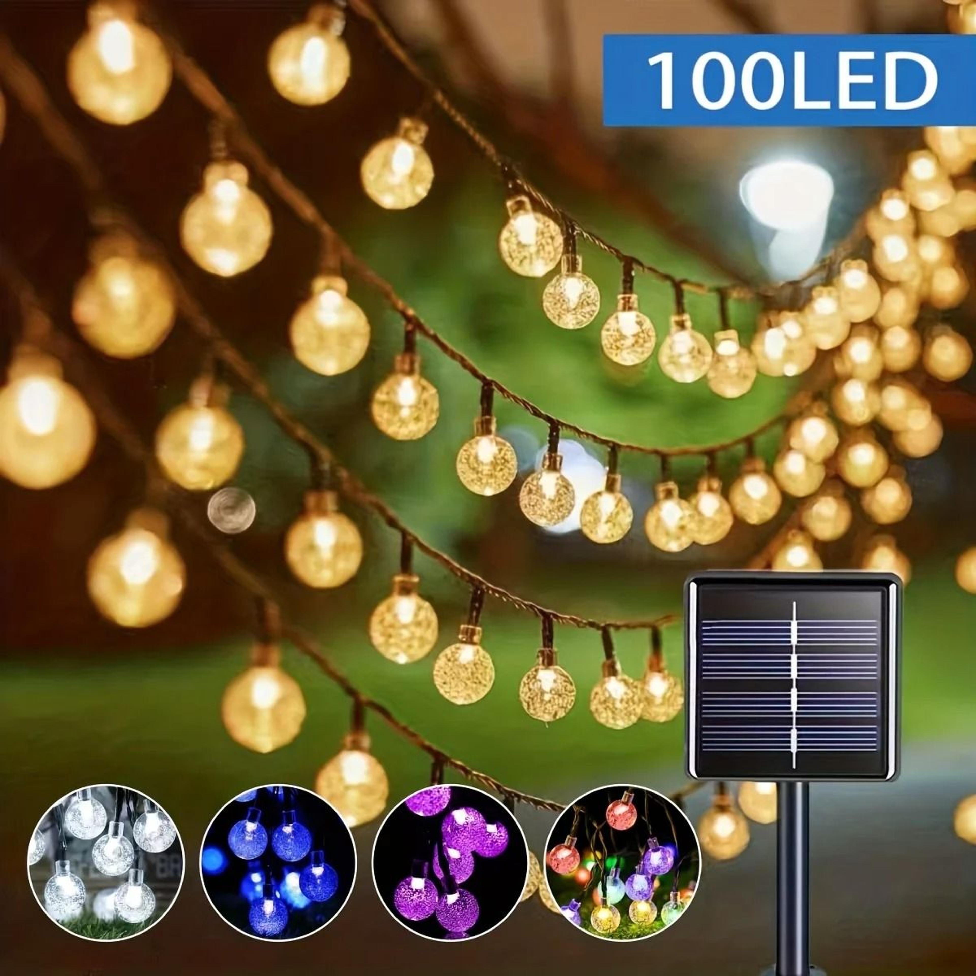 HighPerformance IP65 Crystal Globe Solar String Lights For Professional Outdoor Decor 0