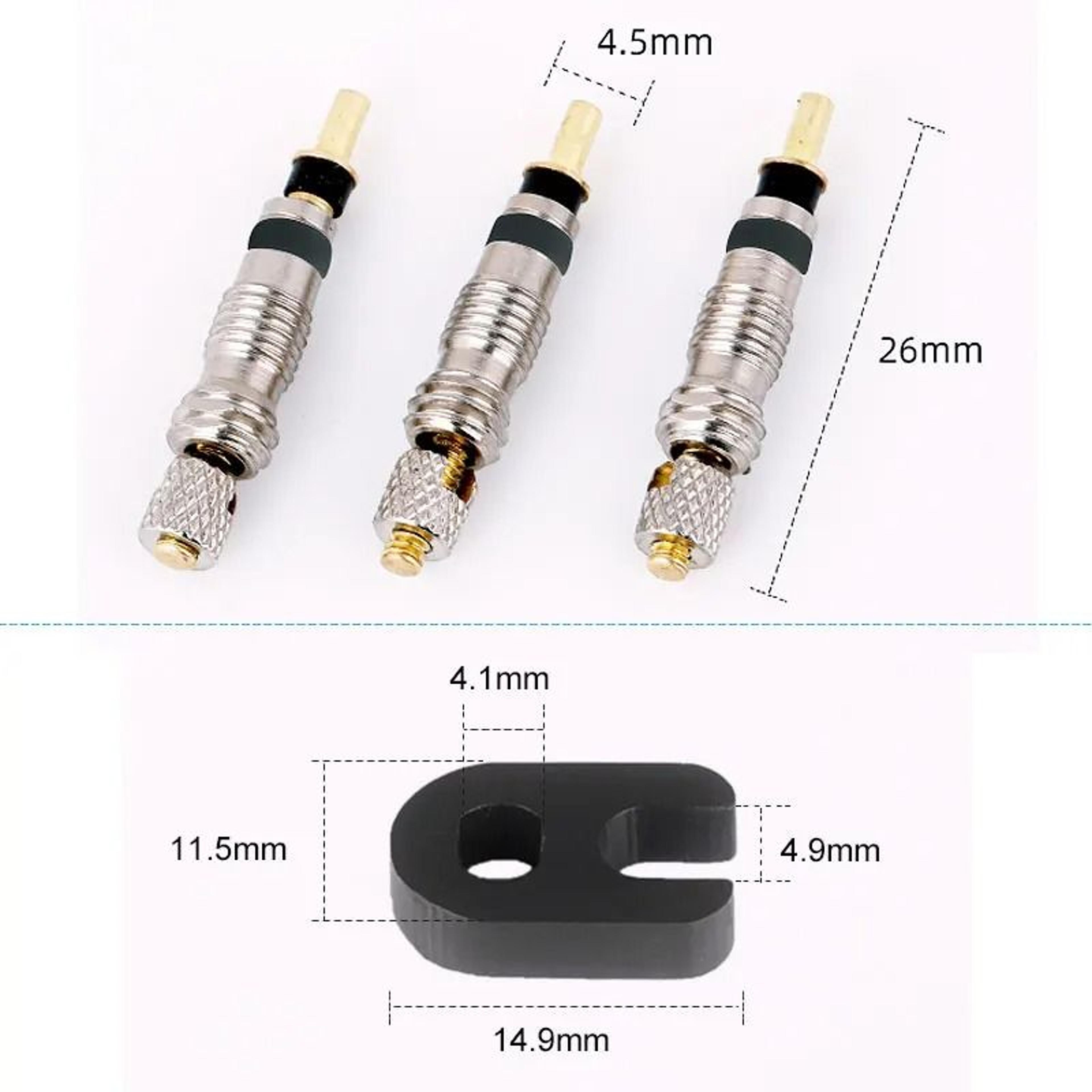 Industrial Grade Presta Valve Core Replacement  Service Tool Set 4
