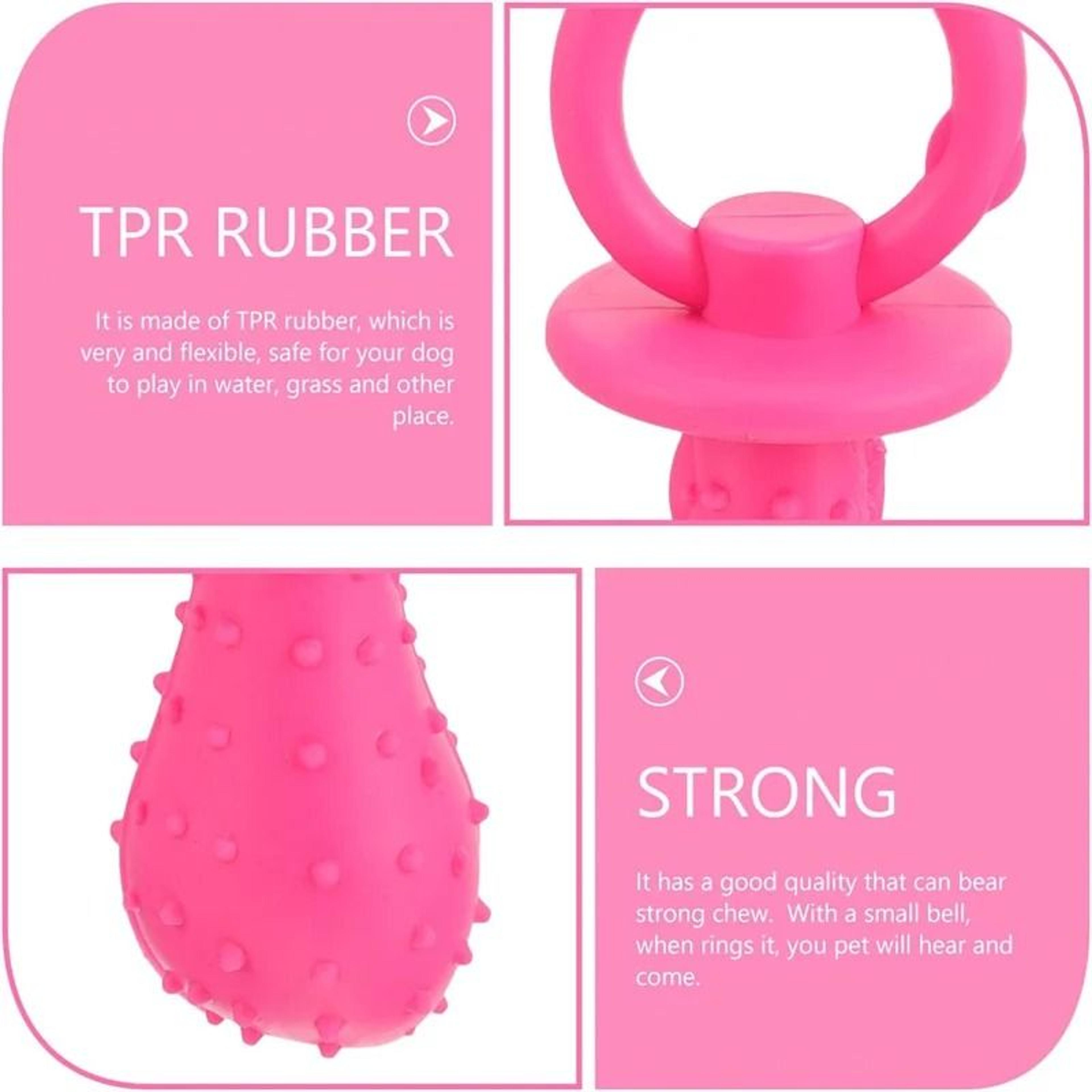 Elastic Rubber Pacifier Pet Toy Interactive Teeth Cleaning Soother 4