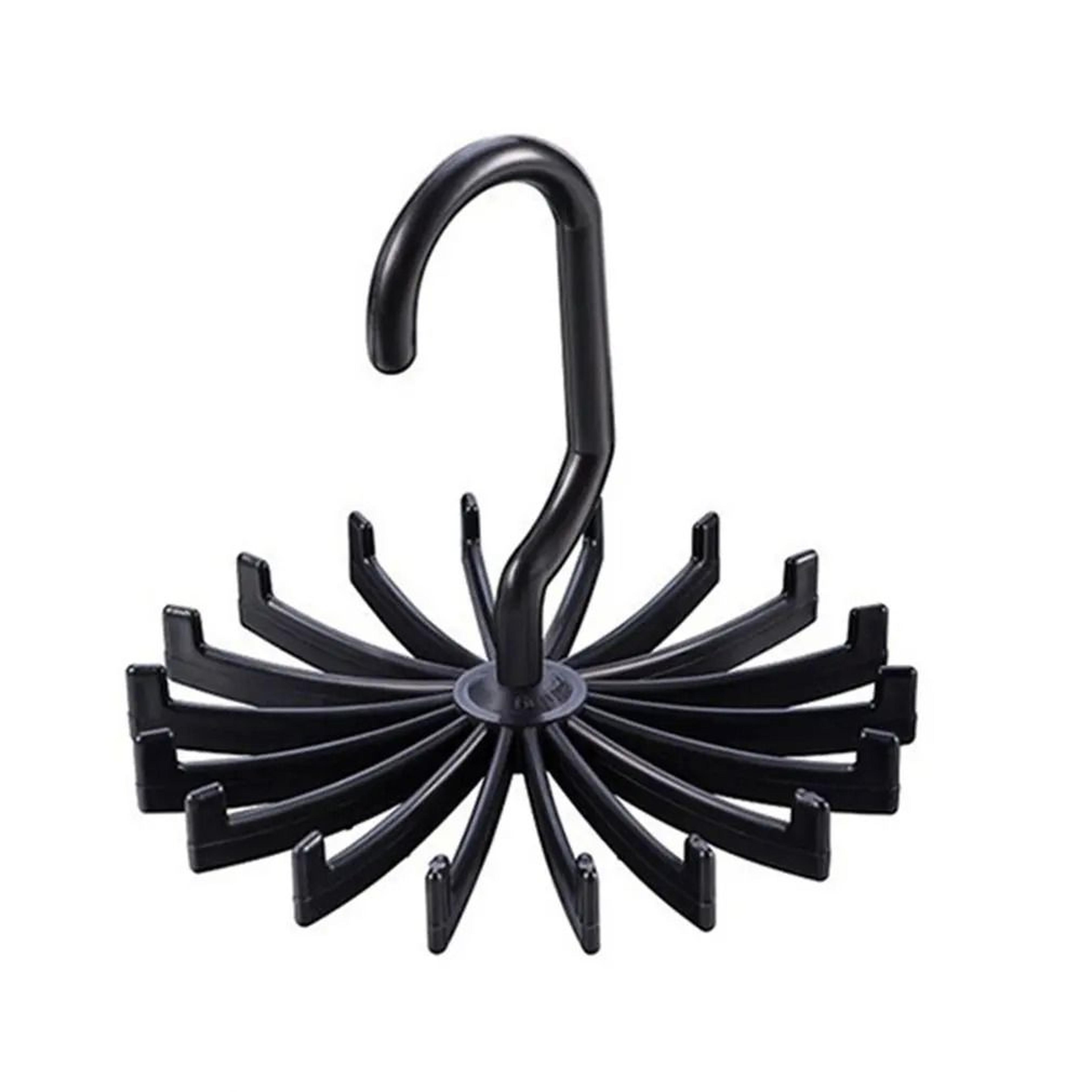 360 Degree Rotatable 20 Claw Tie And Scarf Organizer 1