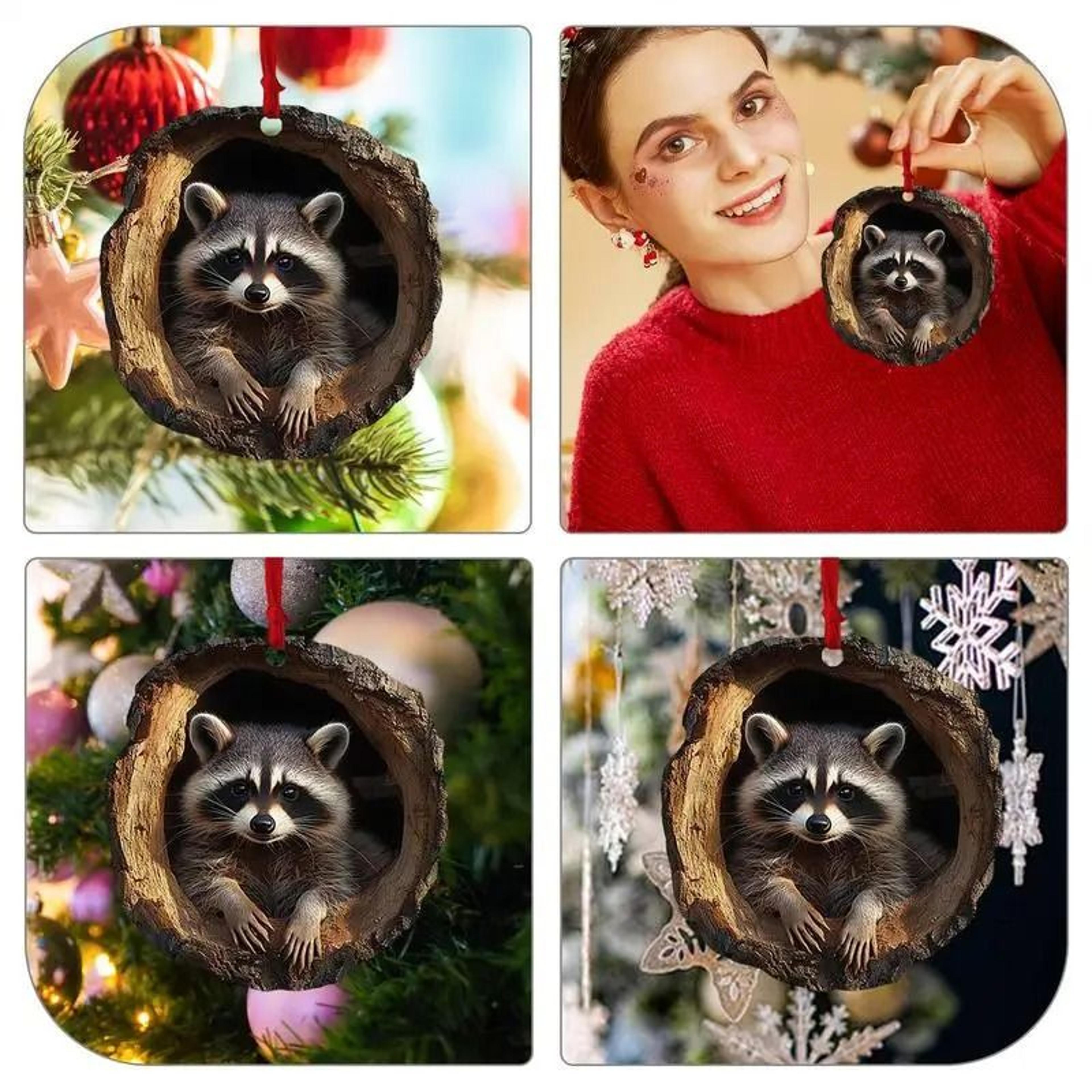 Christmas Animal Acrylic Pendant 2D Xmas Ornament 5