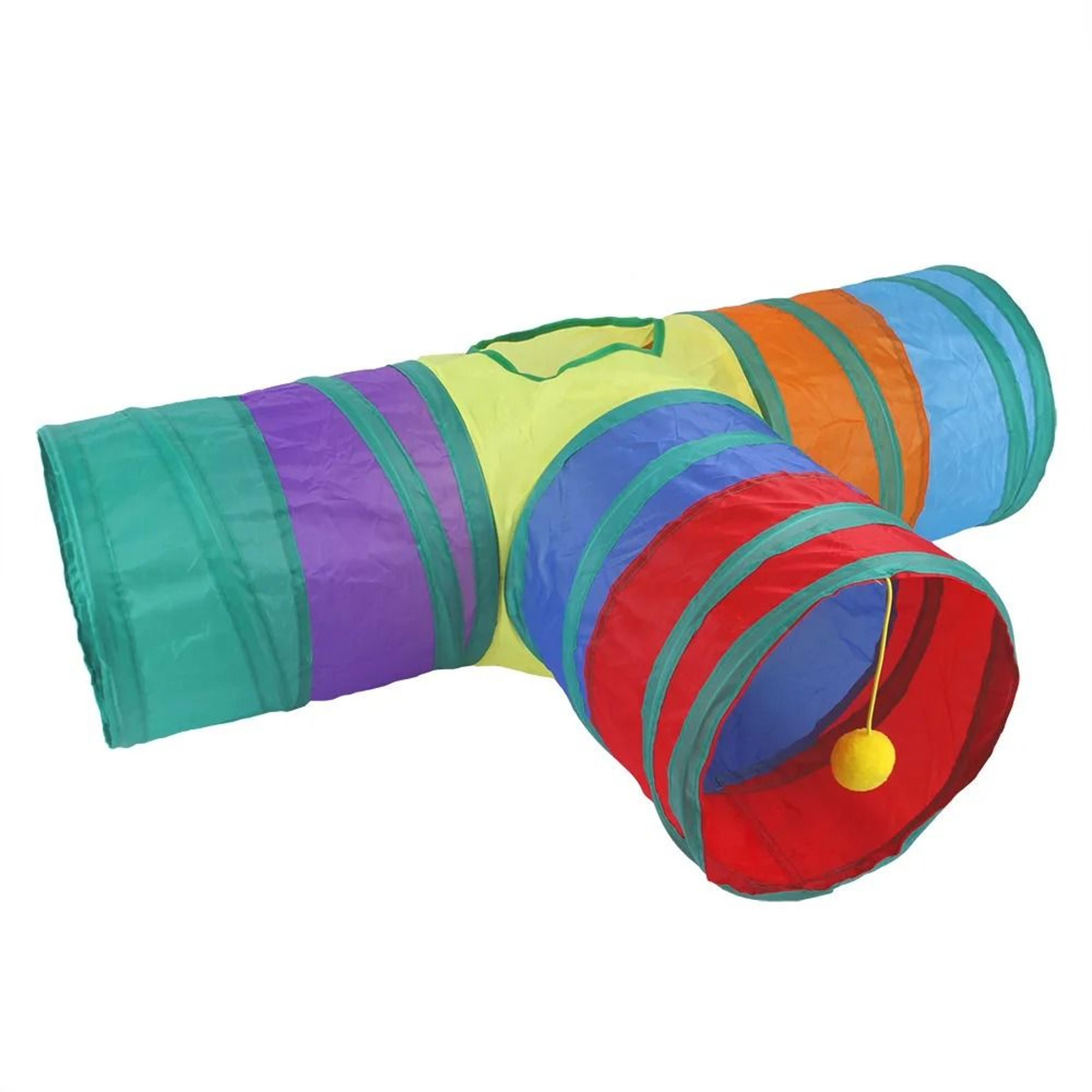 Foldable Cat Tunnel Breathable Pet Play Tube 22
