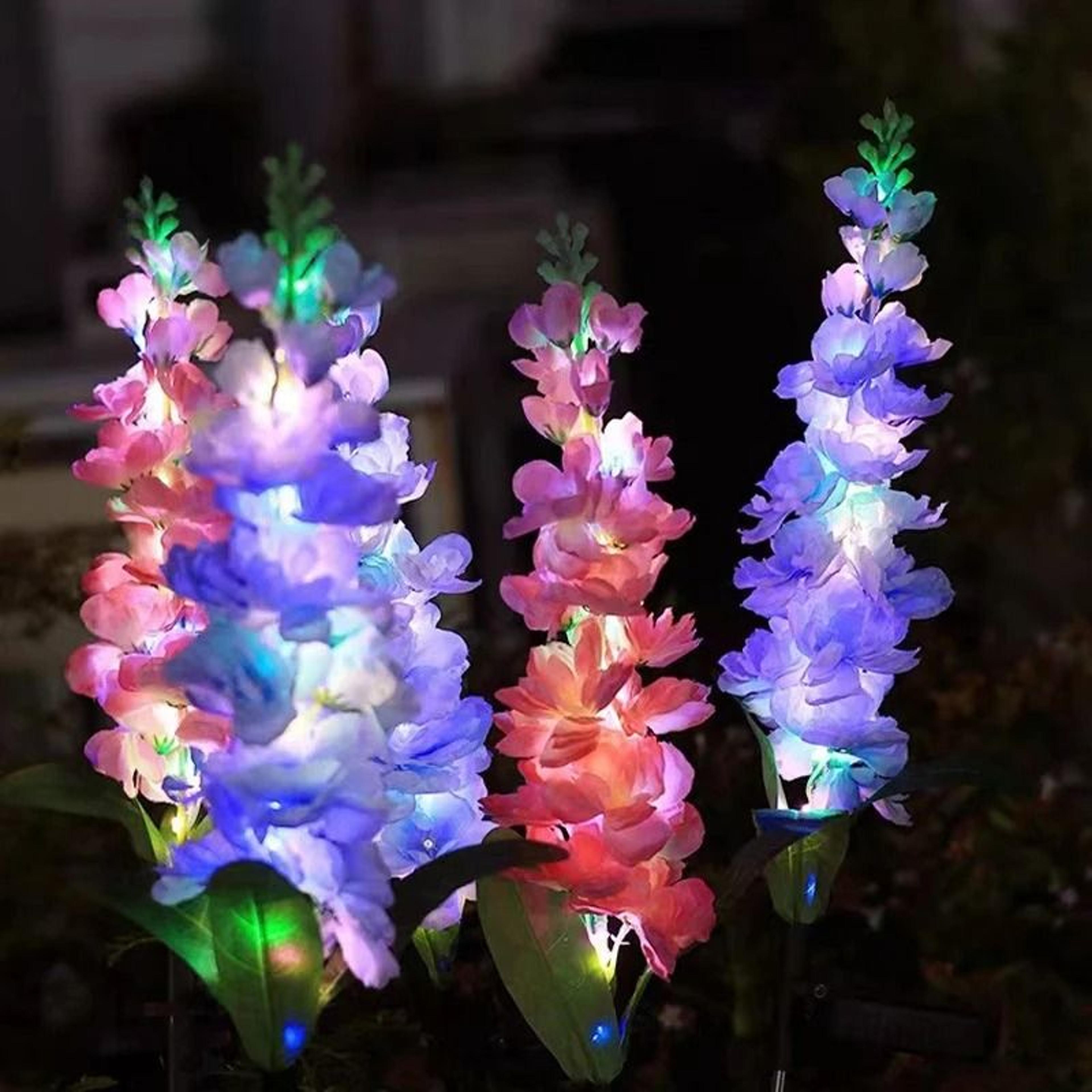 Solar Outdoor Decorative Flower Stake Lights 4