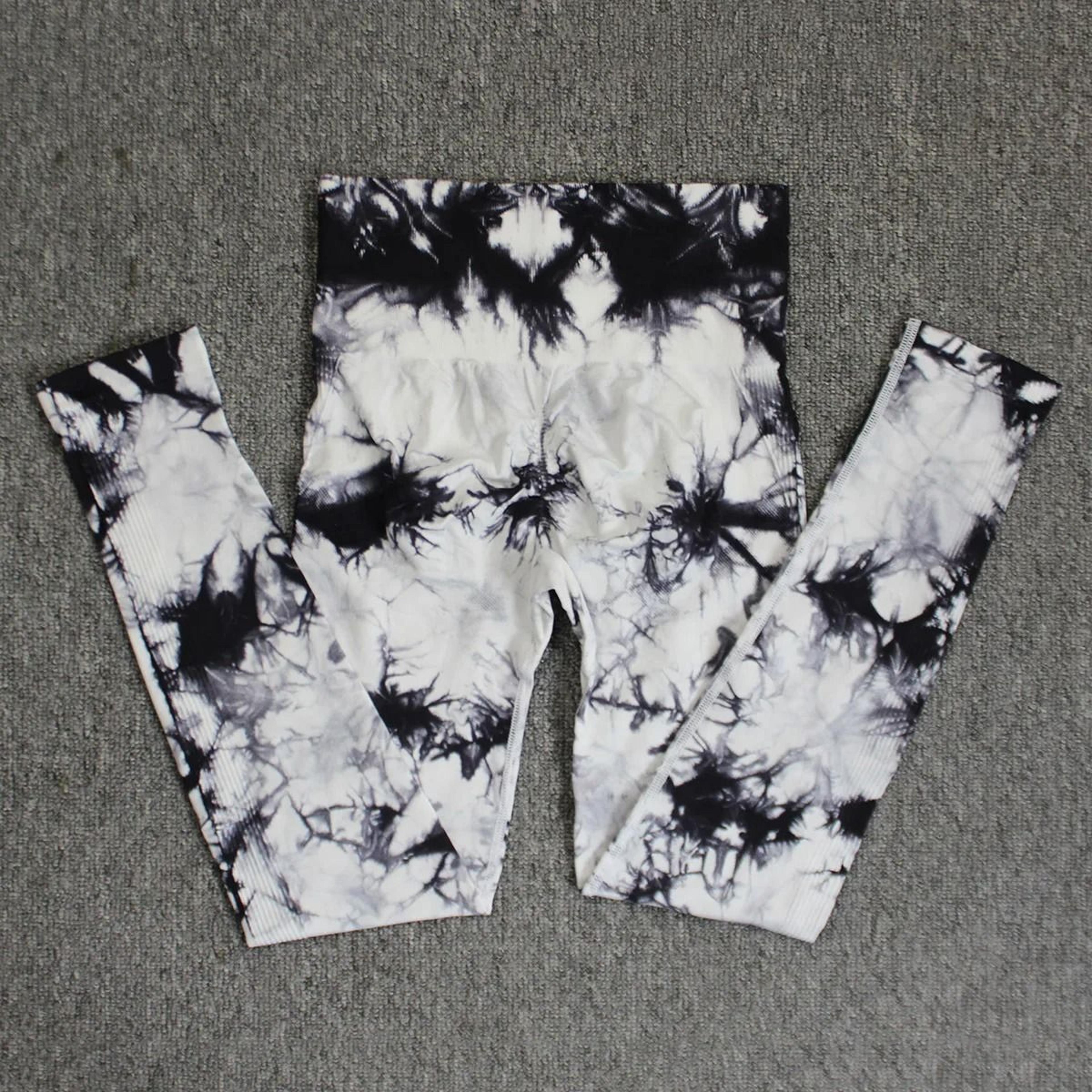 Womens Seamless TieDye Yoga Leggings 14