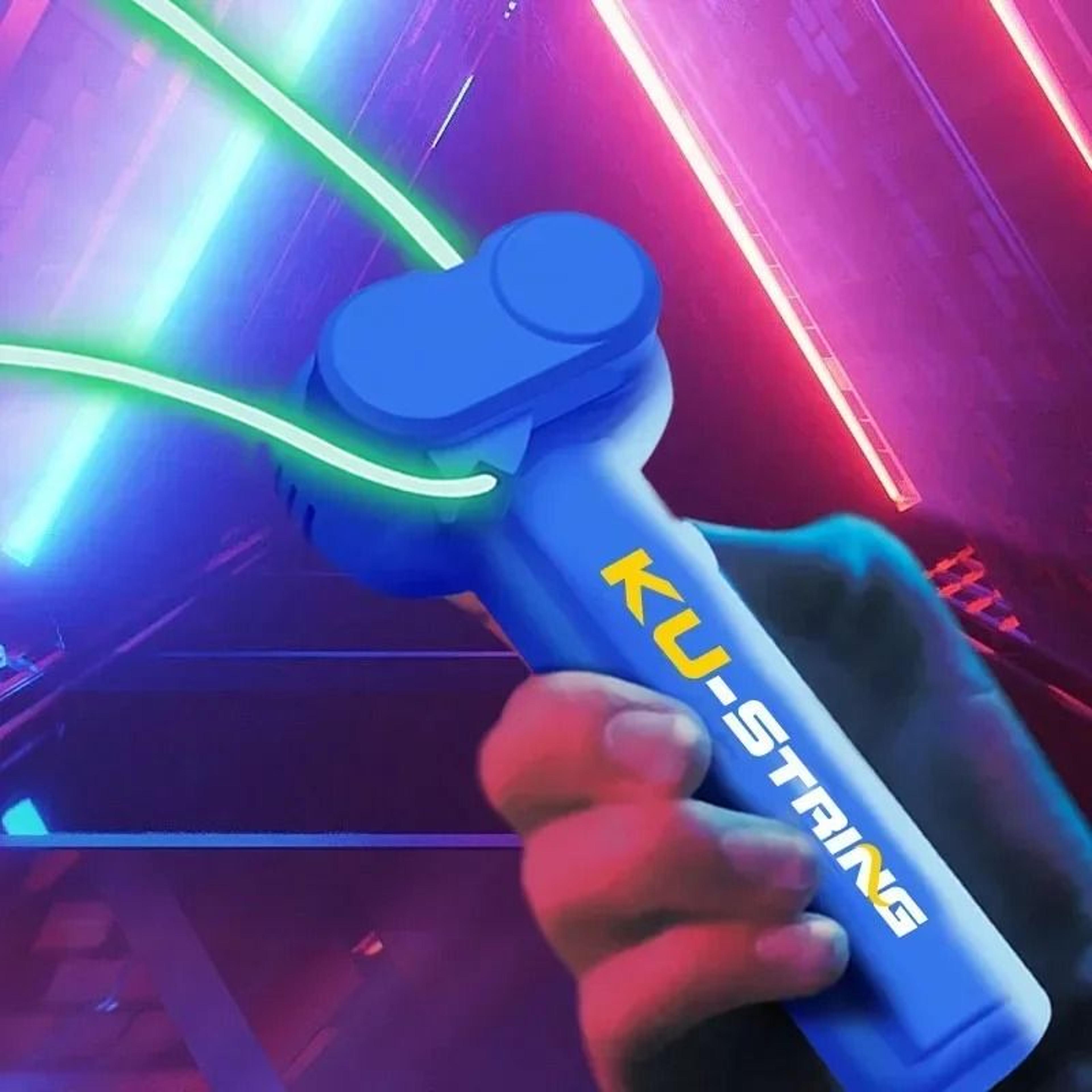 Portable LED Luminous String Launcher Toy 2