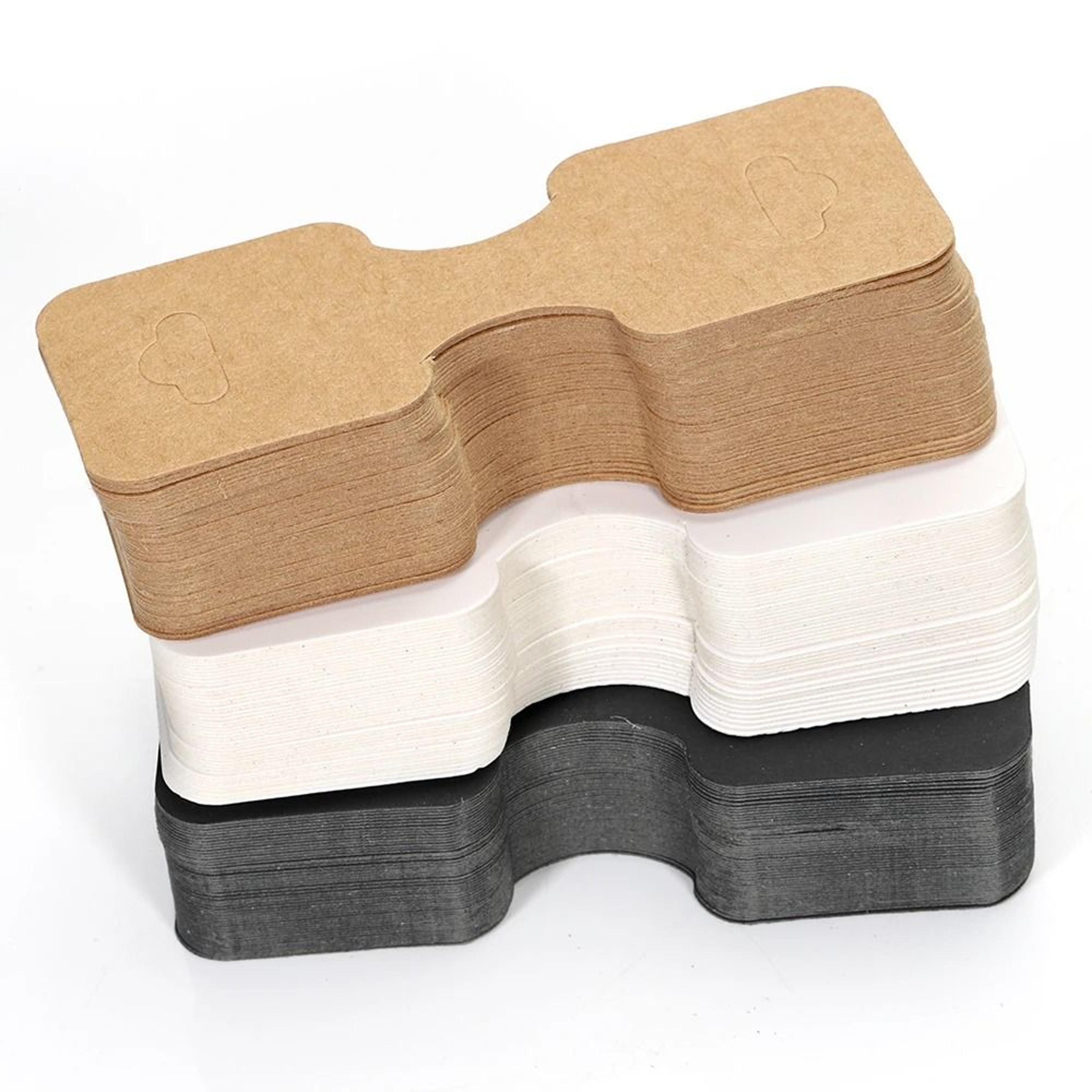 50pcs Kraft Paper Jewelry Display Cards 1