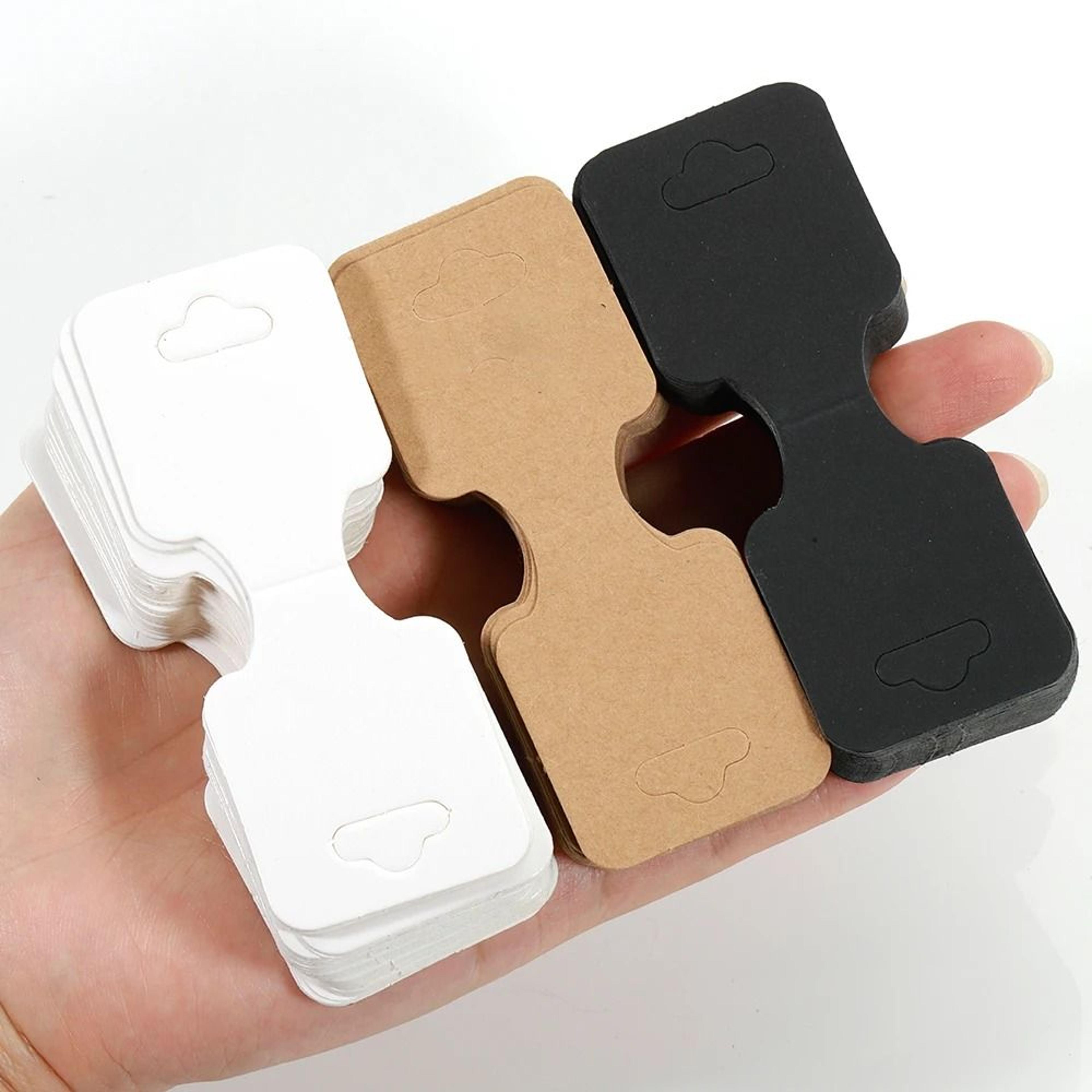 50pcs Kraft Paper Jewelry Display Cards 3