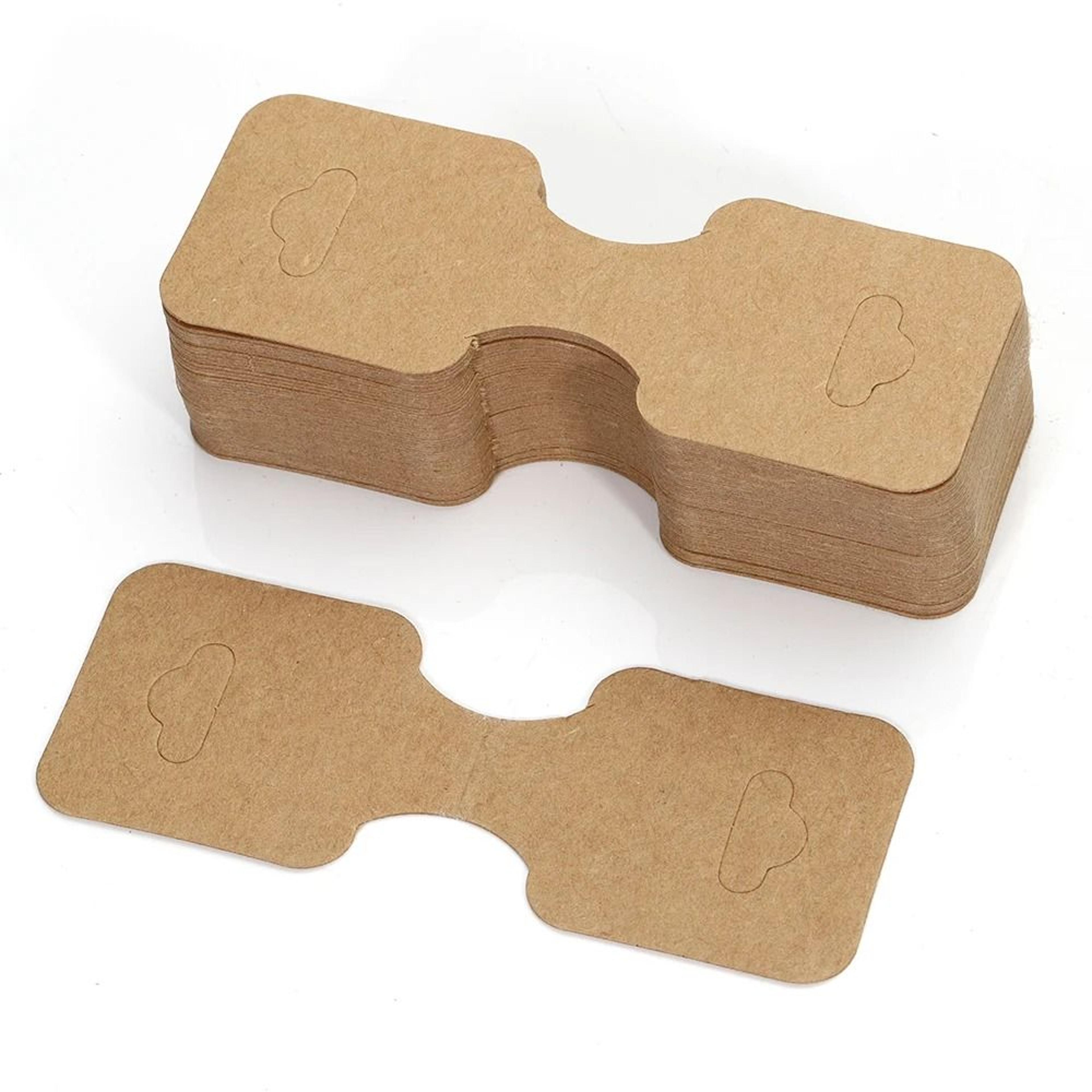 50pcs Kraft Paper Jewelry Display Cards 8