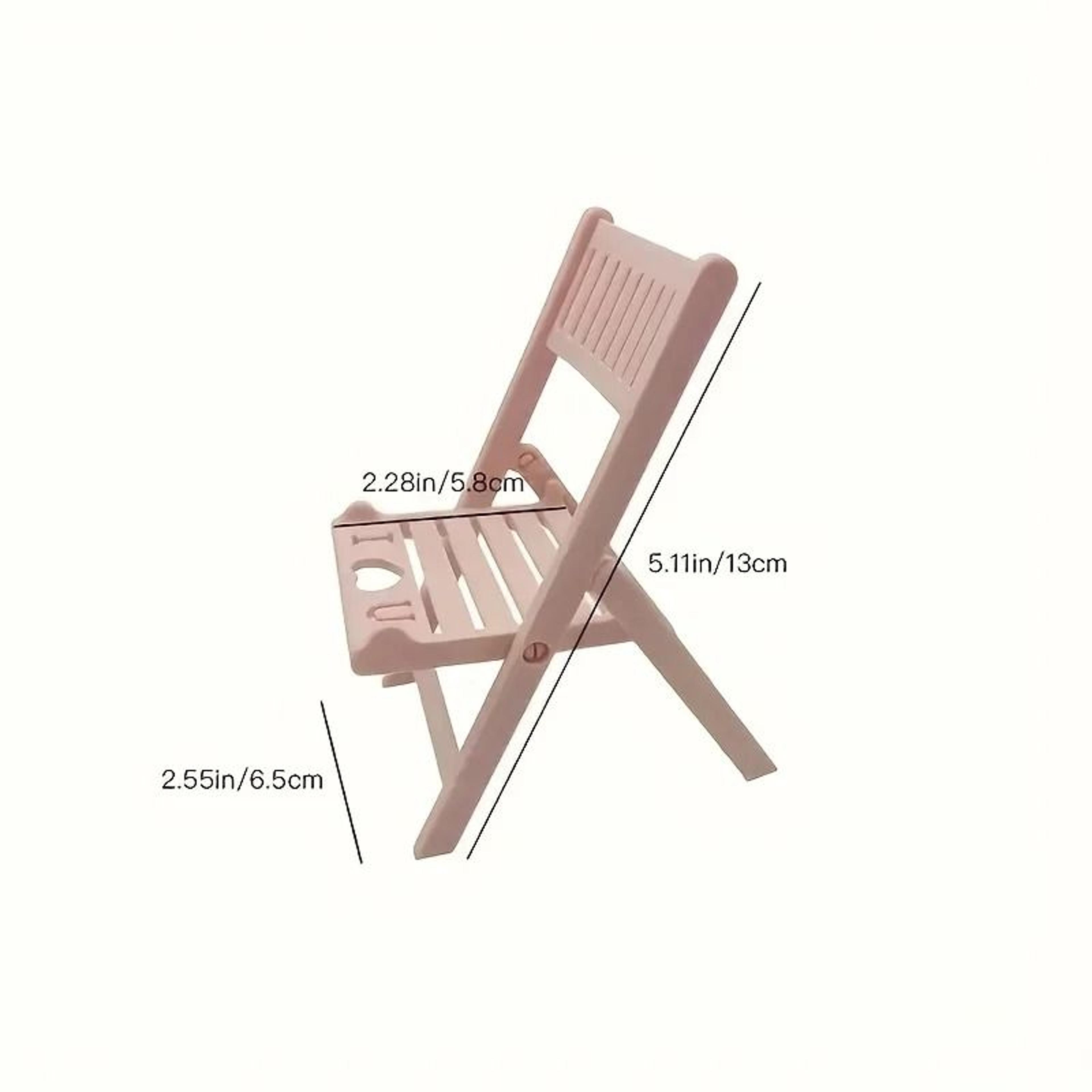 6 Pcs Mini Beach Chair Cell Phone Stand 5