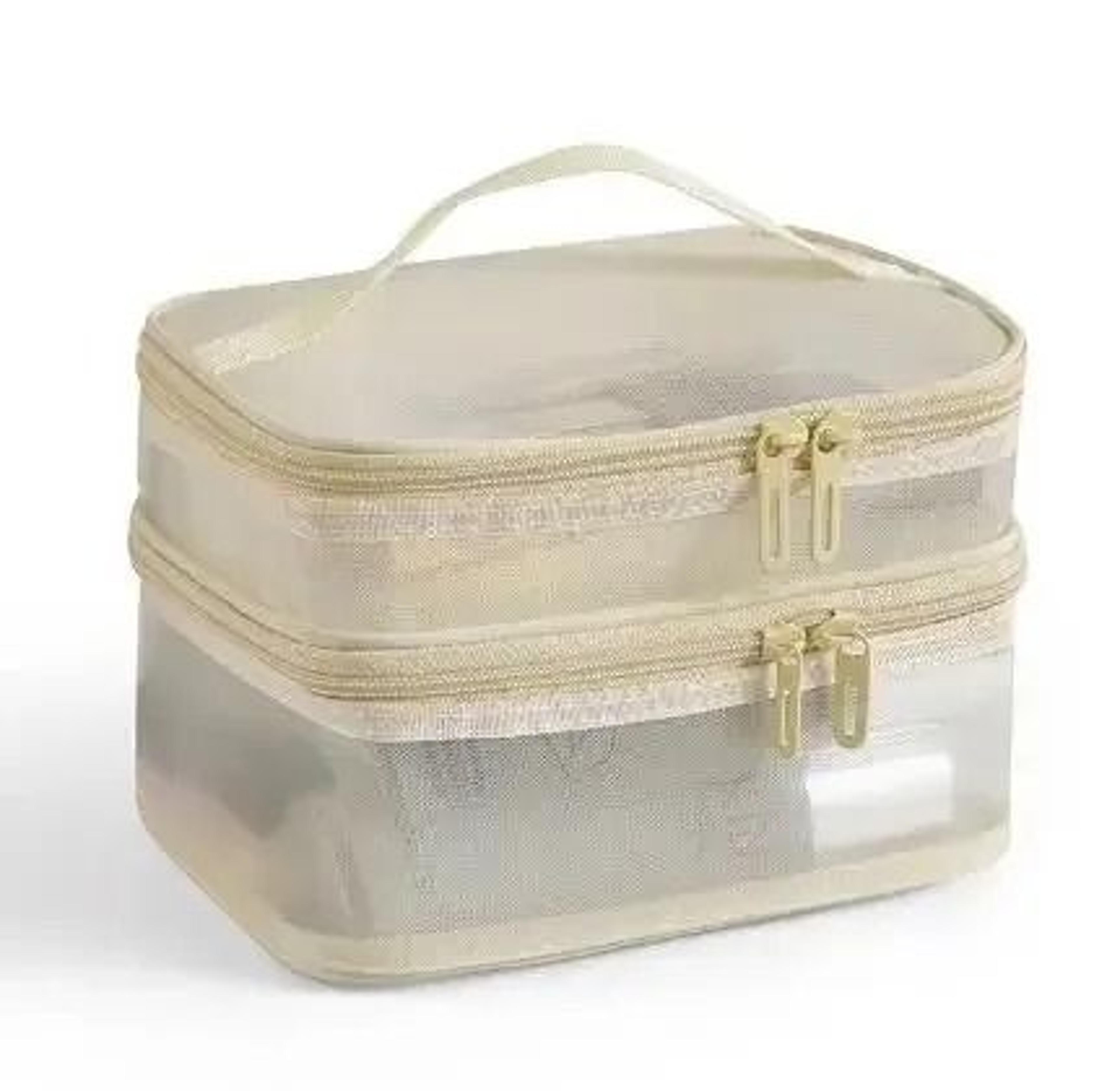 Nylon Double Layer Mesh Cosmetic Bag 8