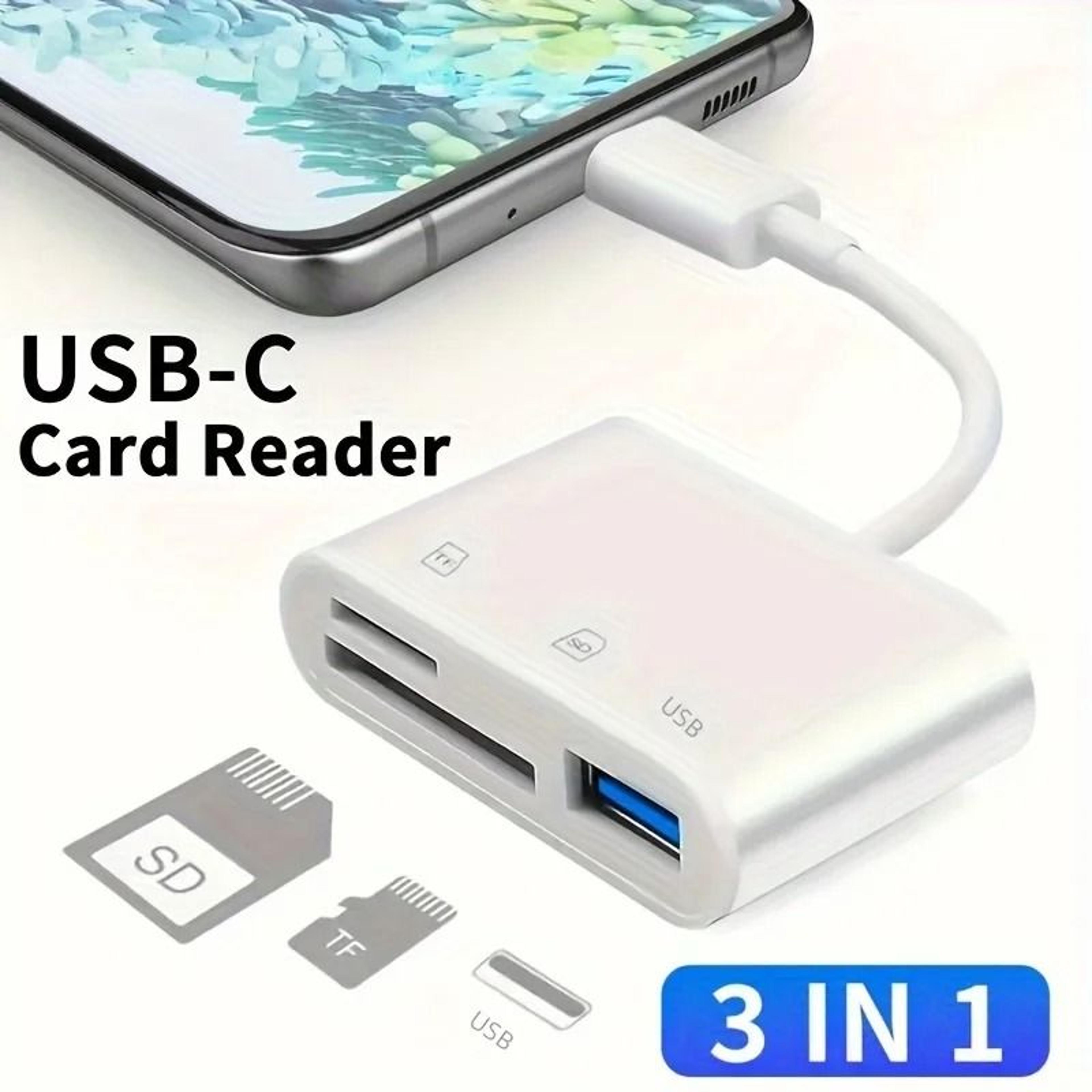 3in1 TypeC Memory Card Reader Adapter 5