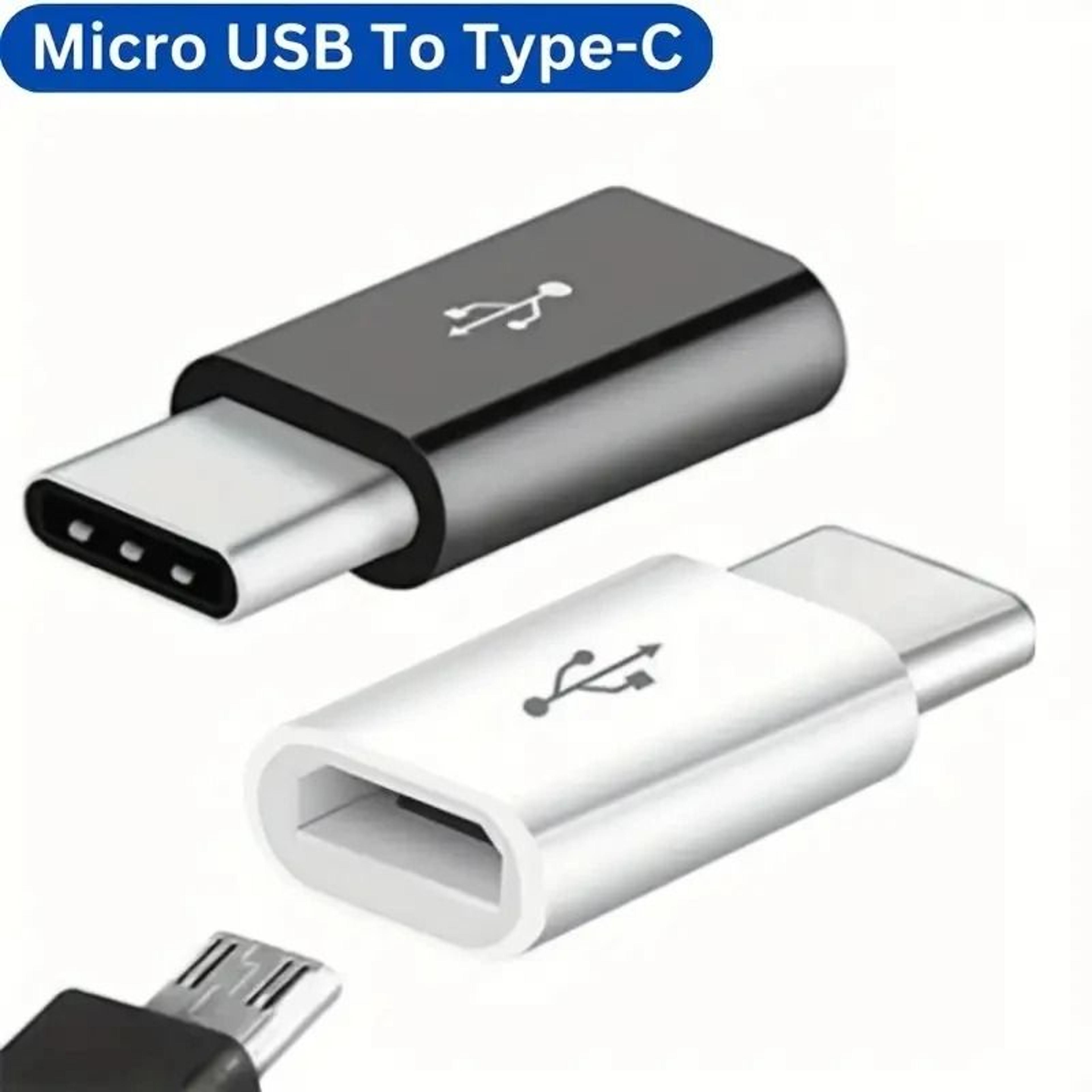 5 Pcs Micro USB Female To TypeC Male Adapter Set 0