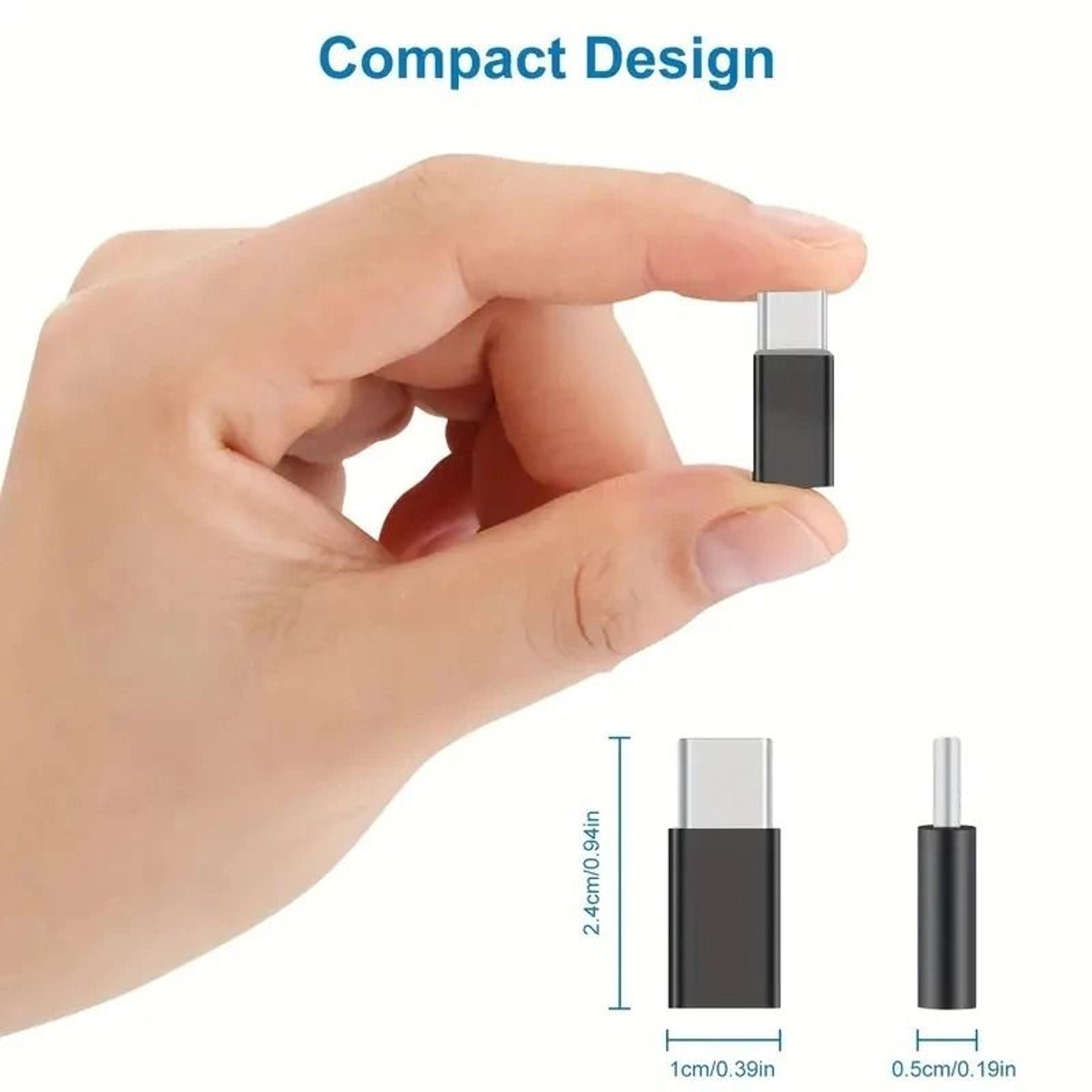 5 Pcs Micro USB Female To TypeC Male Adapter Set 2