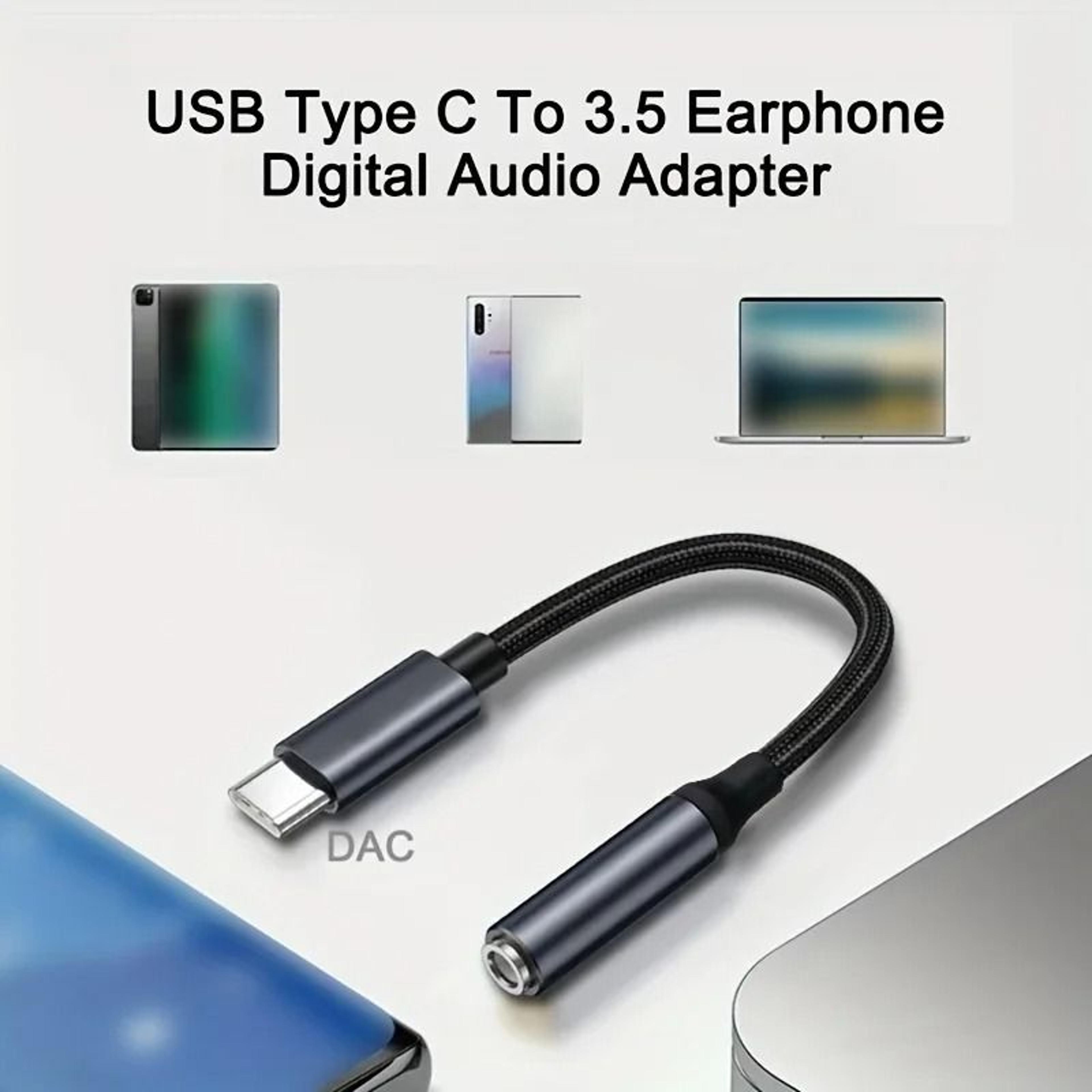 USB TypeC To 35mm HiFi Audio Adapter 0