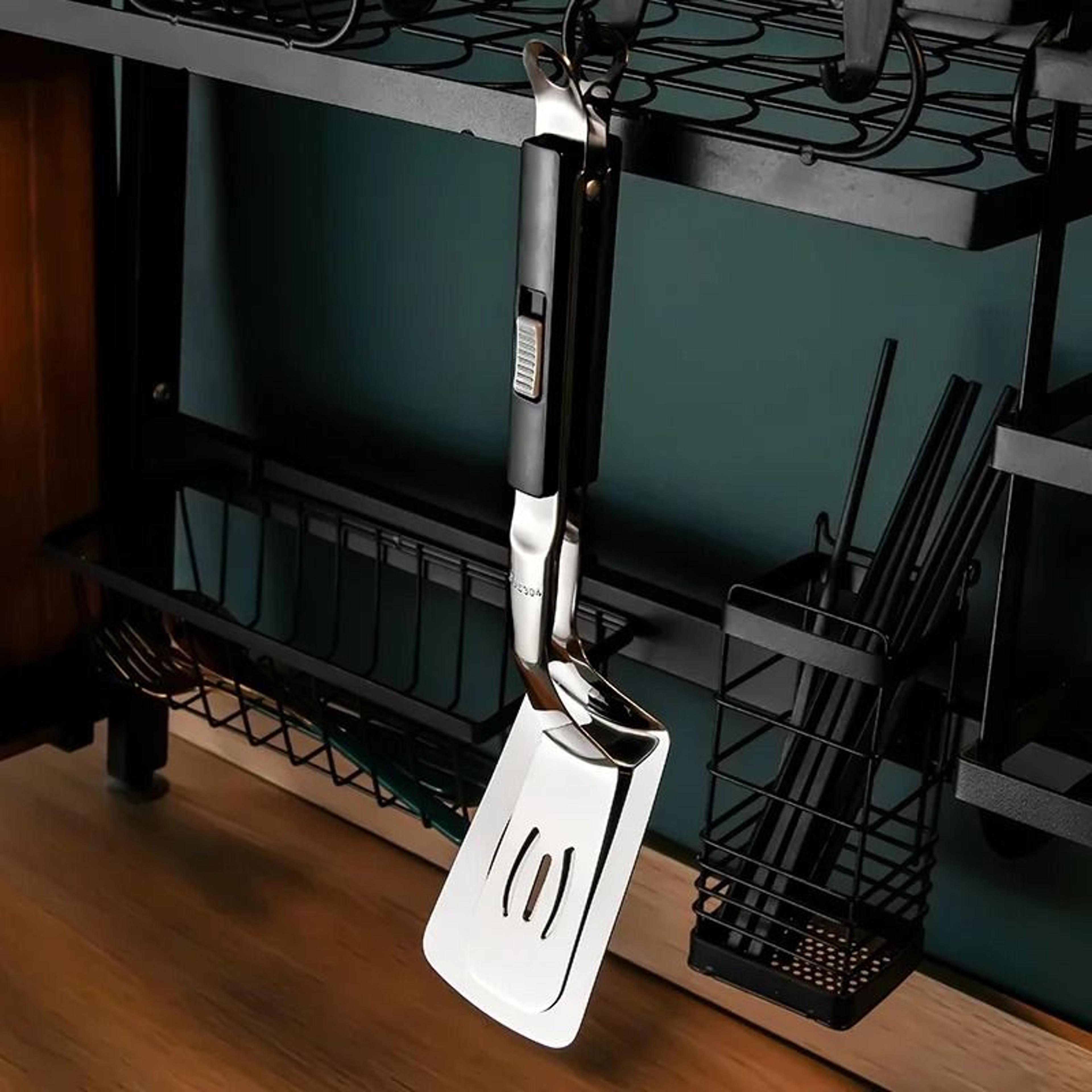 Stainless Steel MultiFunctional Spatula Tongs 6