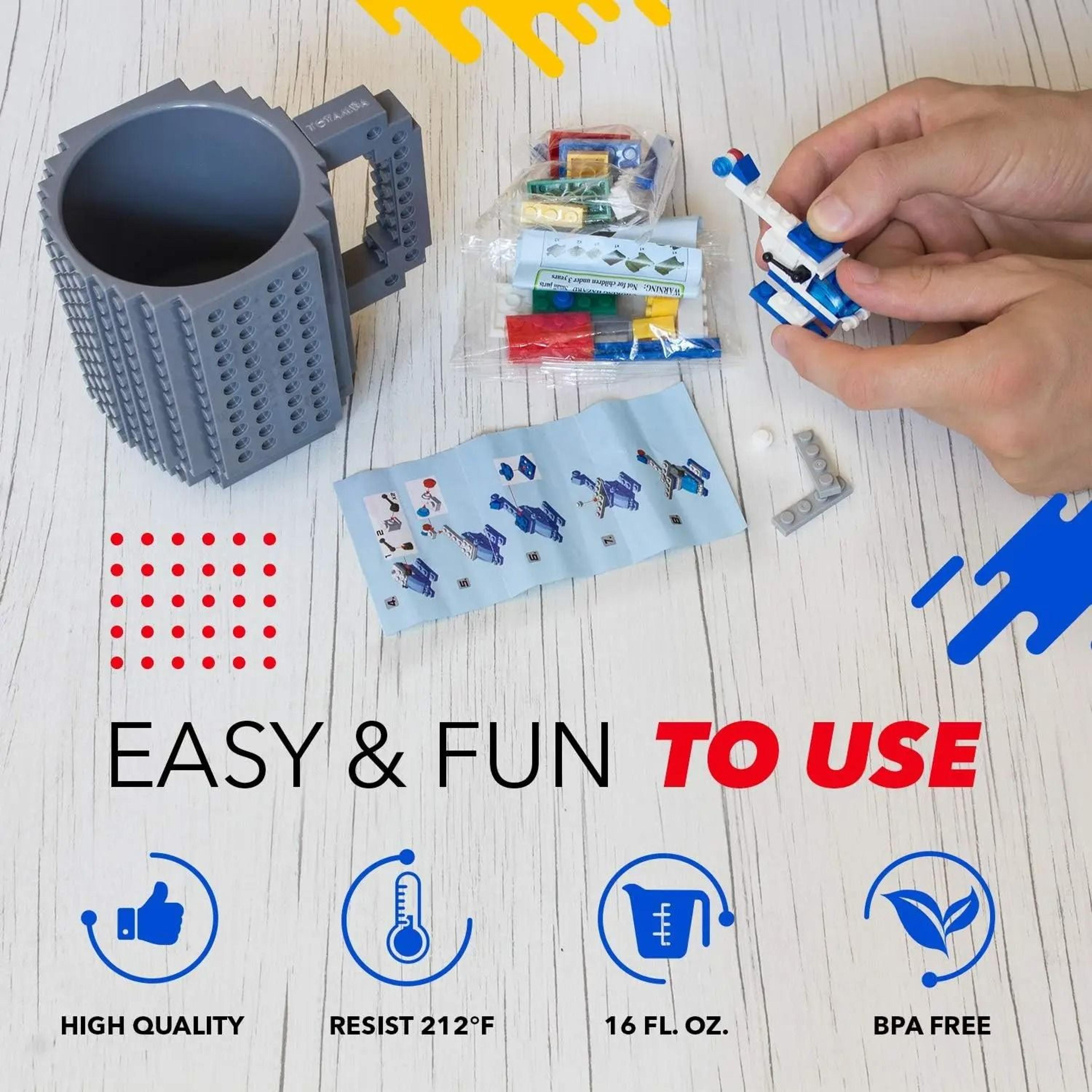 350ML DIY Building Blocks Creative Coffee Mug 3