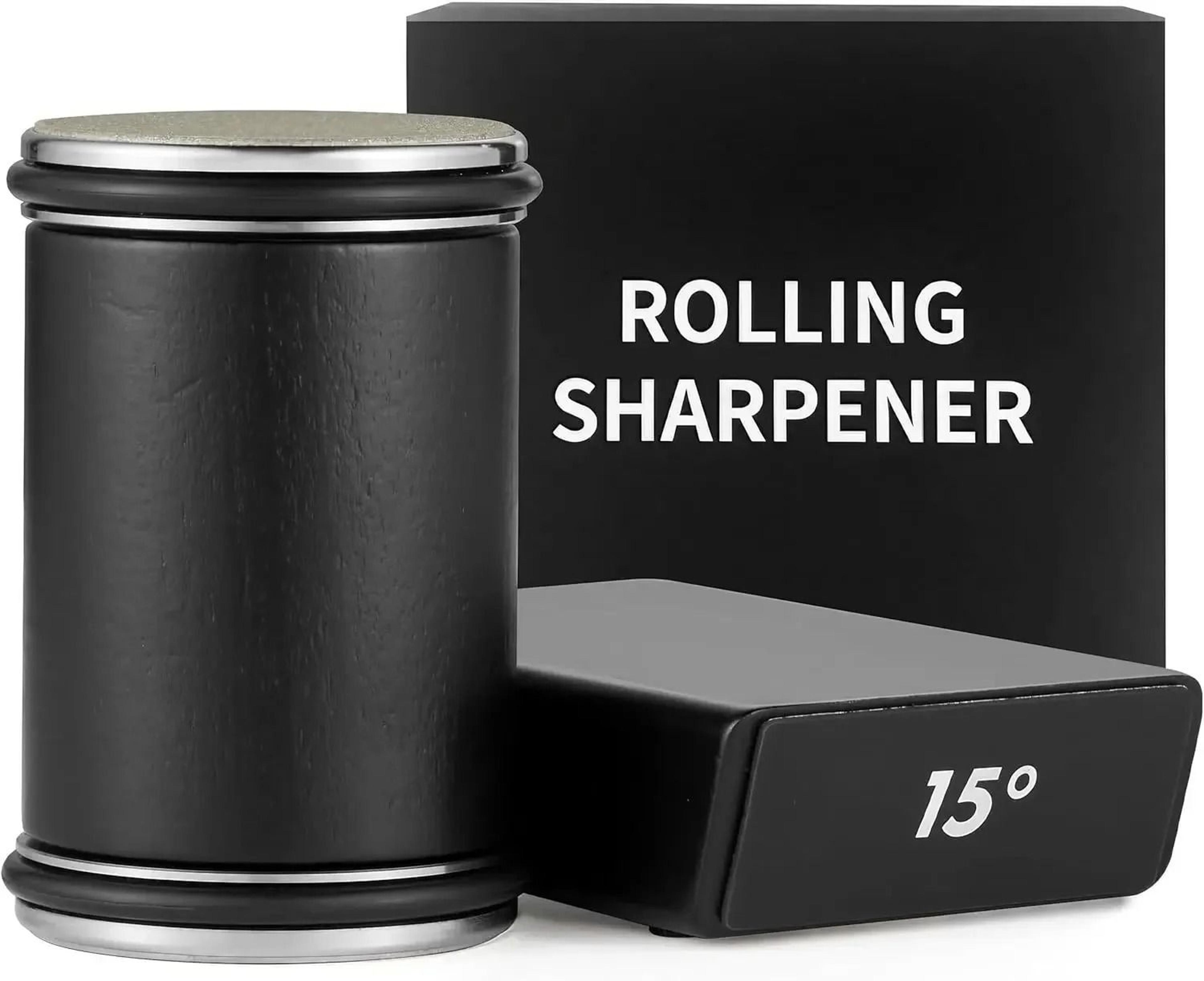 Rolling Knife Sharpener Kit With Magnetic Angle Base 6