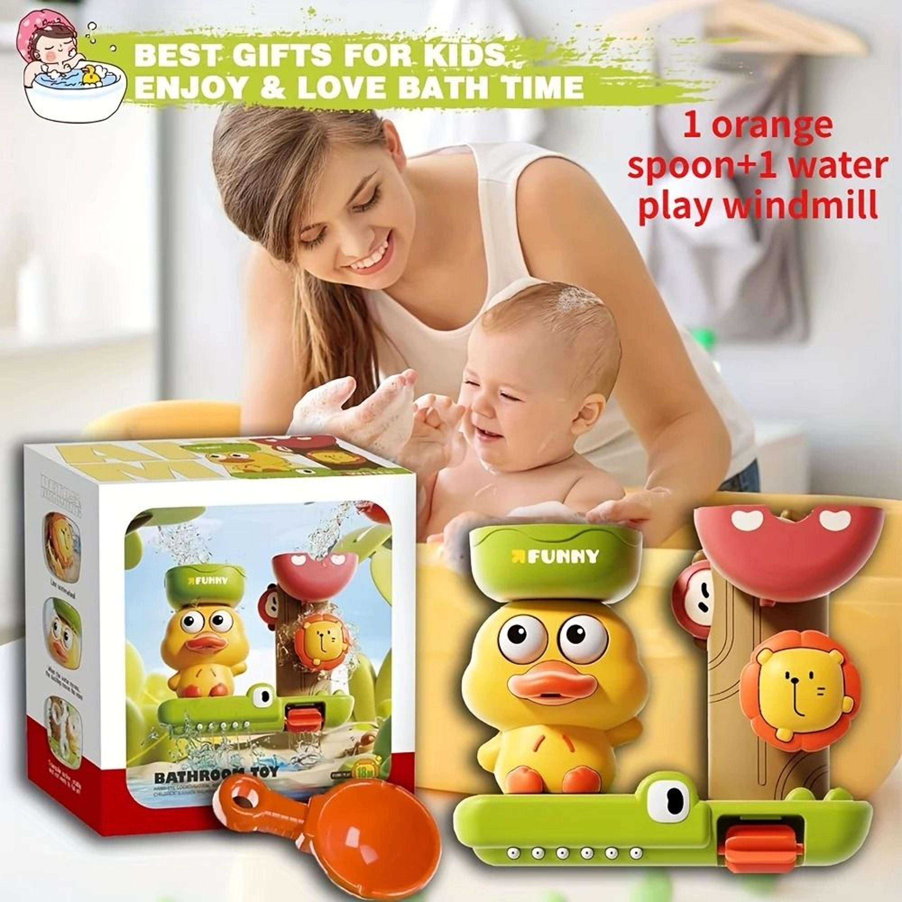 Professional Duckling Water Play Windmill Bath Toy 5