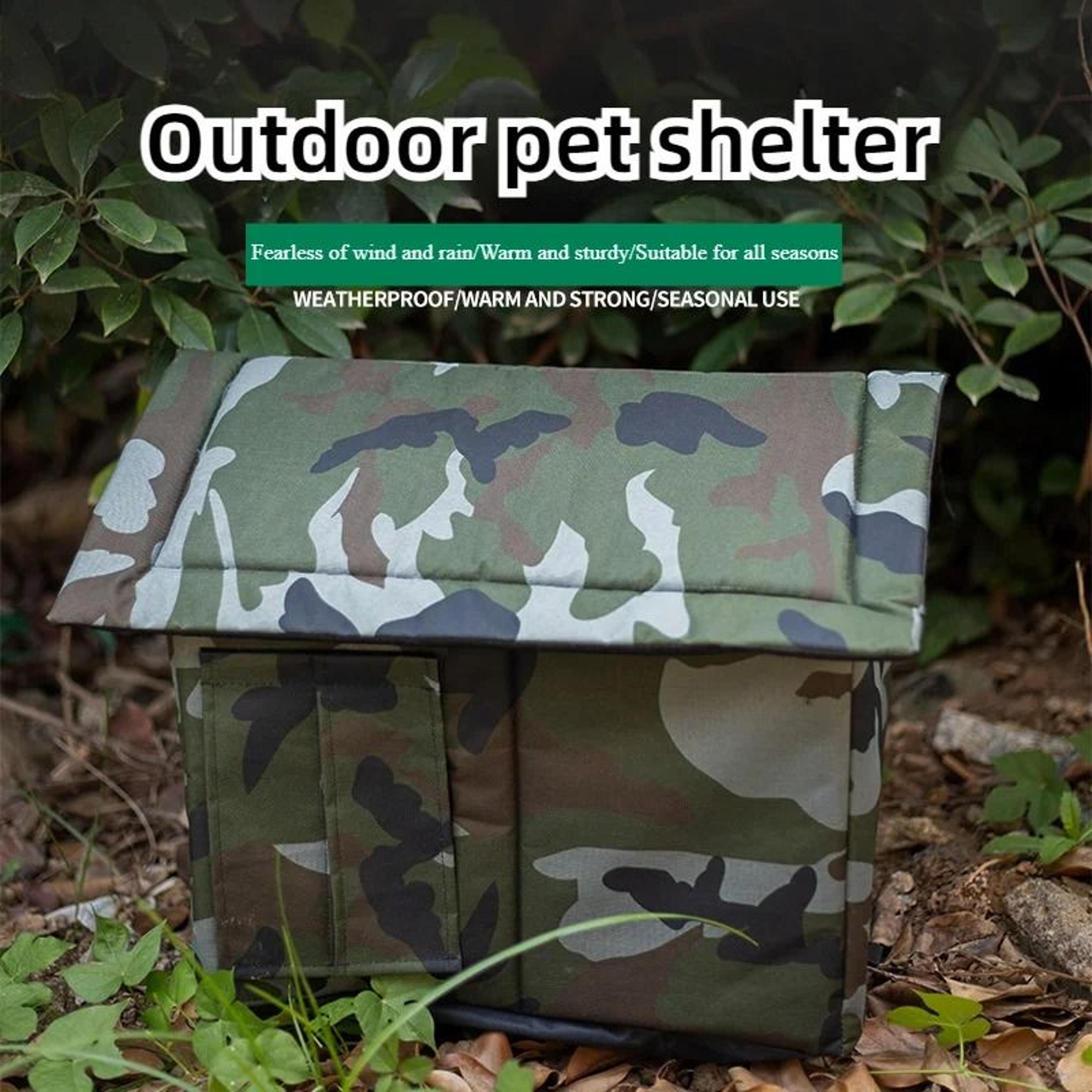 Outdoor Camouflage Cat House 4