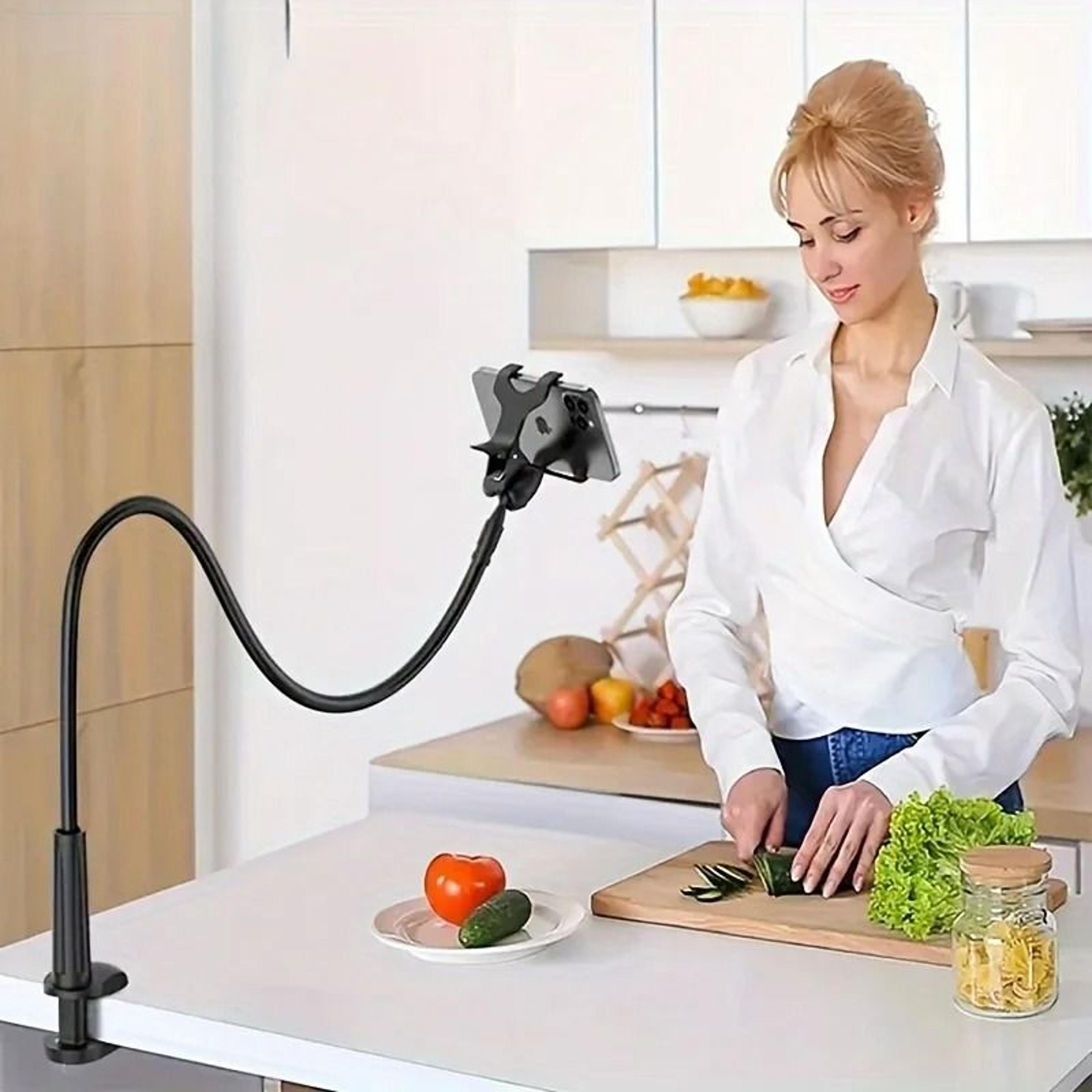 Flexible Long Arm Gooseneck Phone Stand 0