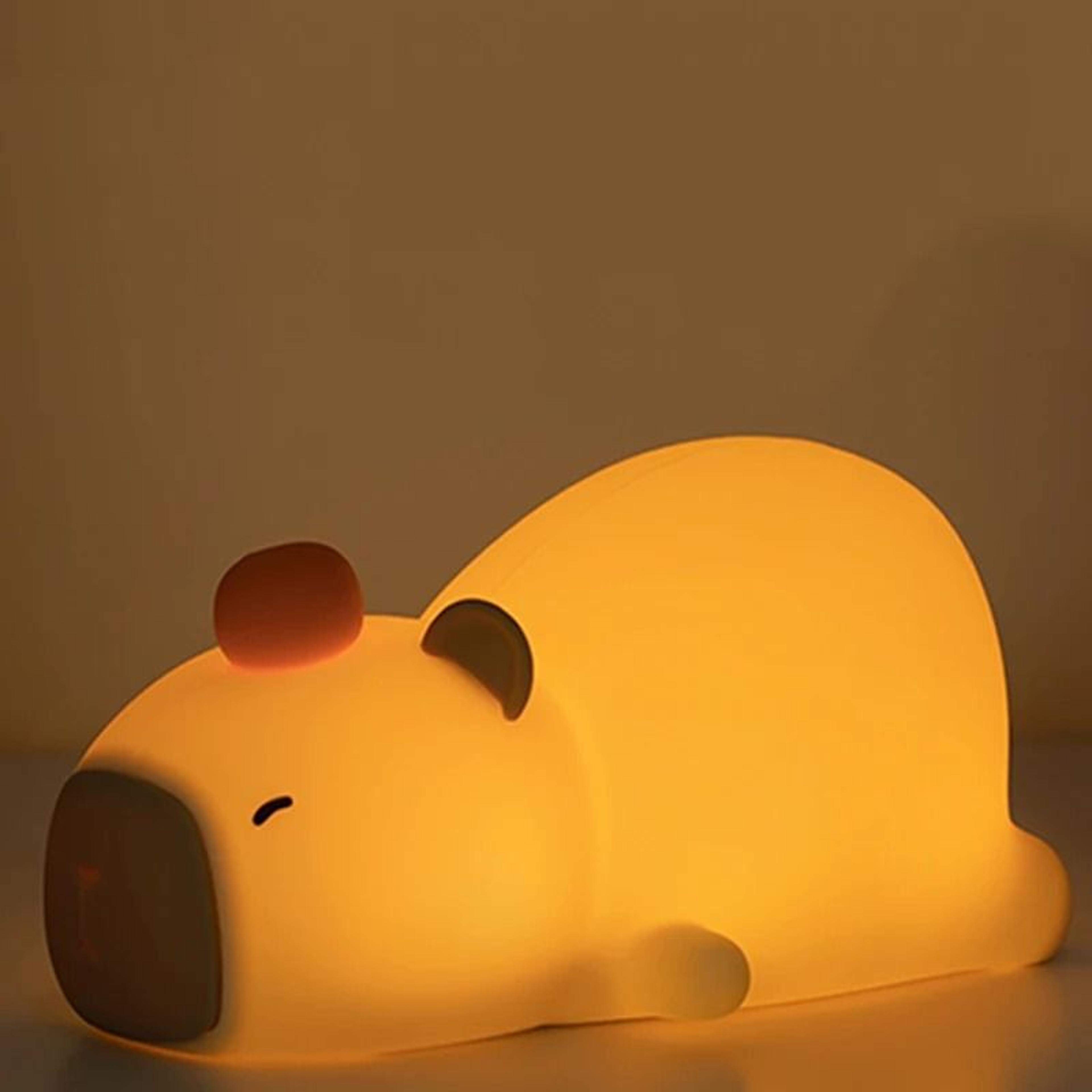Capybara Cute Silicone LED Cartoon Night Light 6