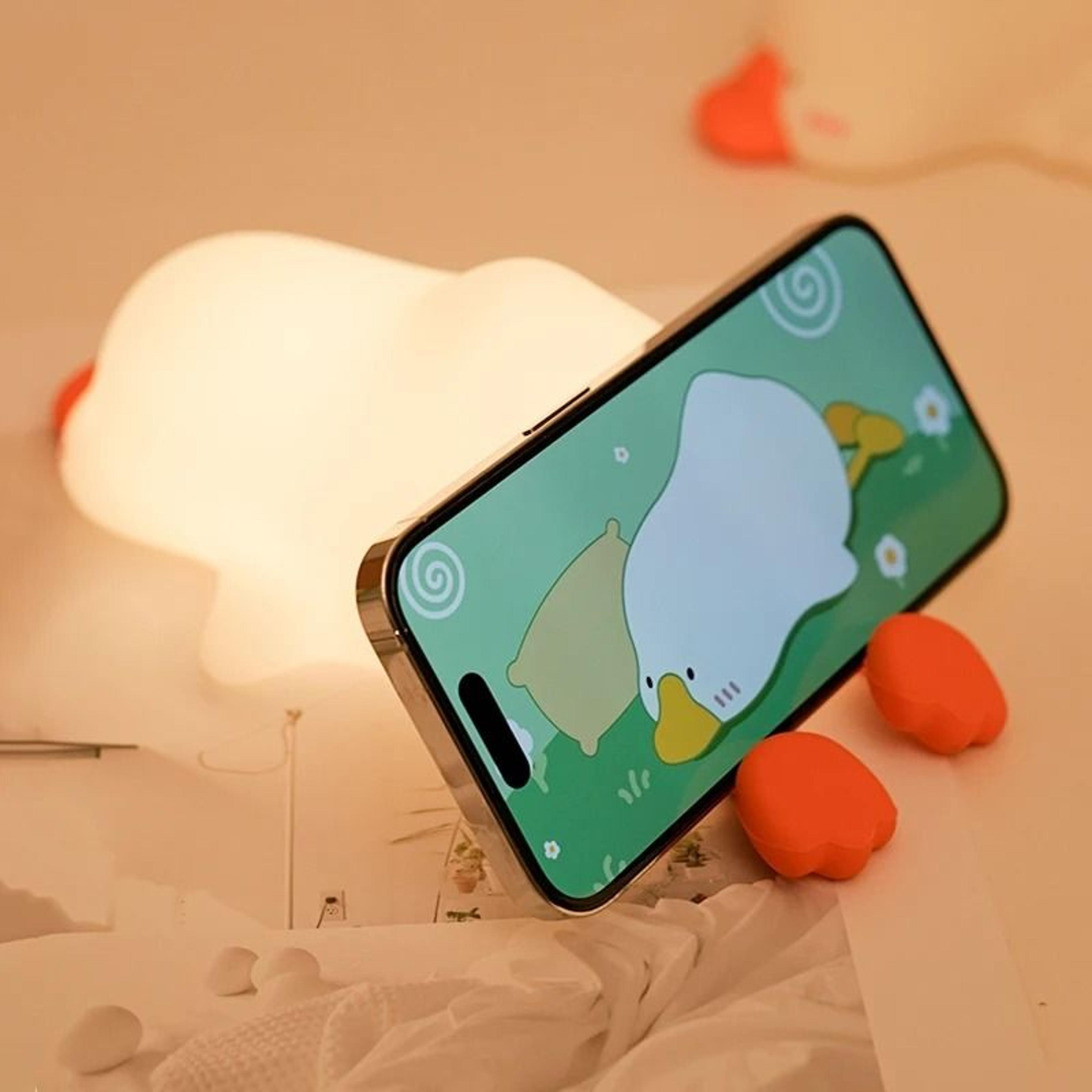 BANDIAN Rechargeable LED Cute Duck Night Light 4