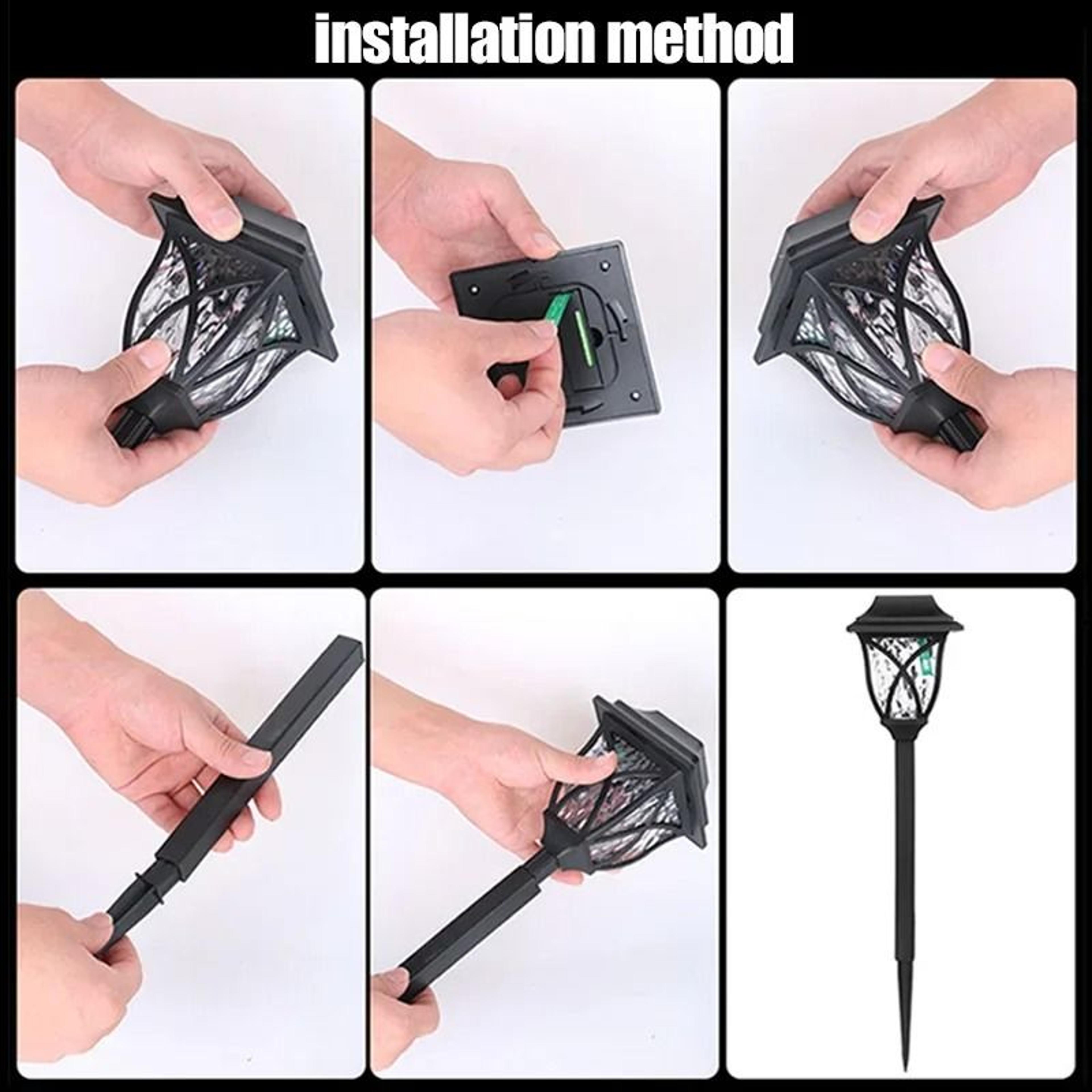 NordicStyle LED Solar Lawn Pathway Lights 4