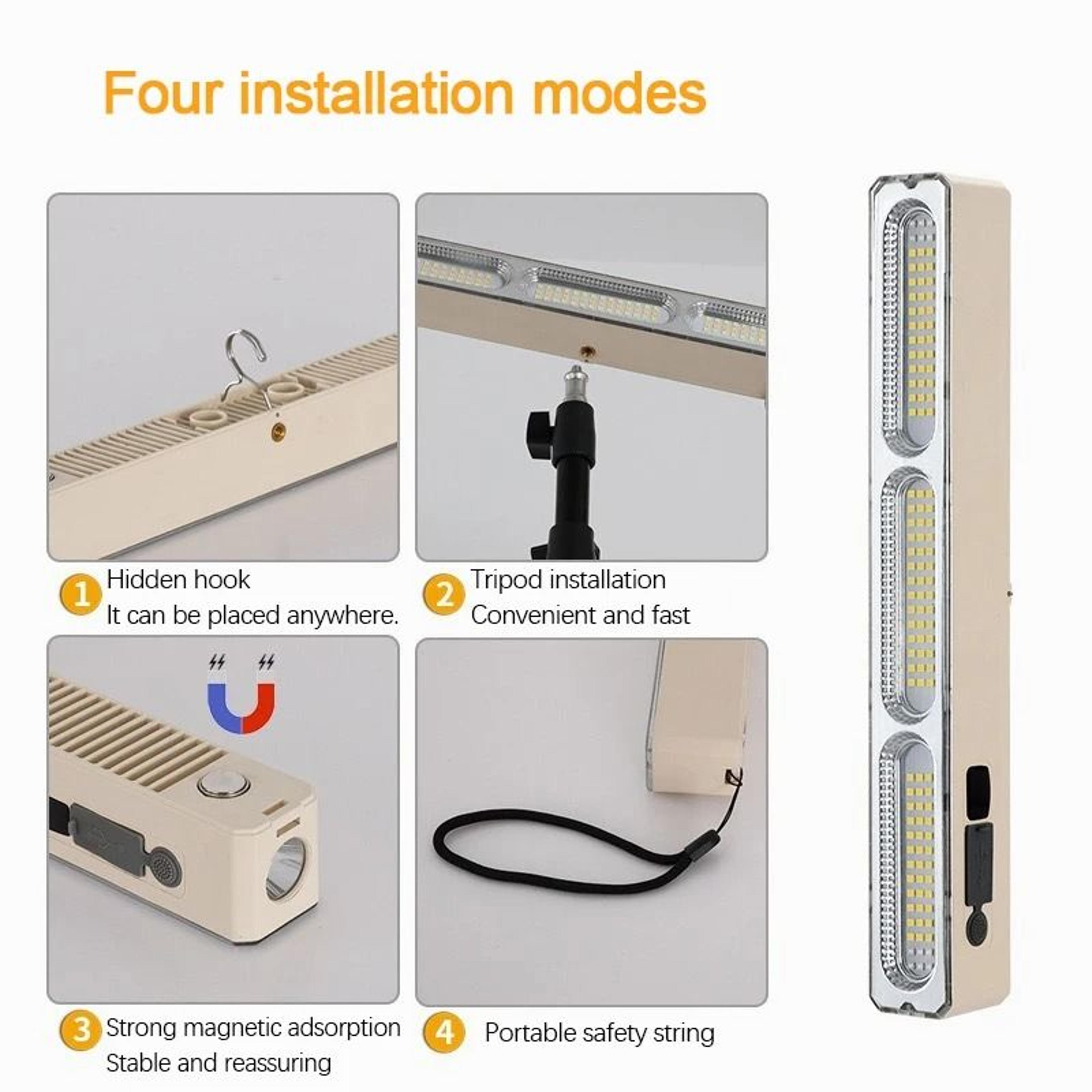 Multifunctional Intelligent LED Rechargeable Night Light 5