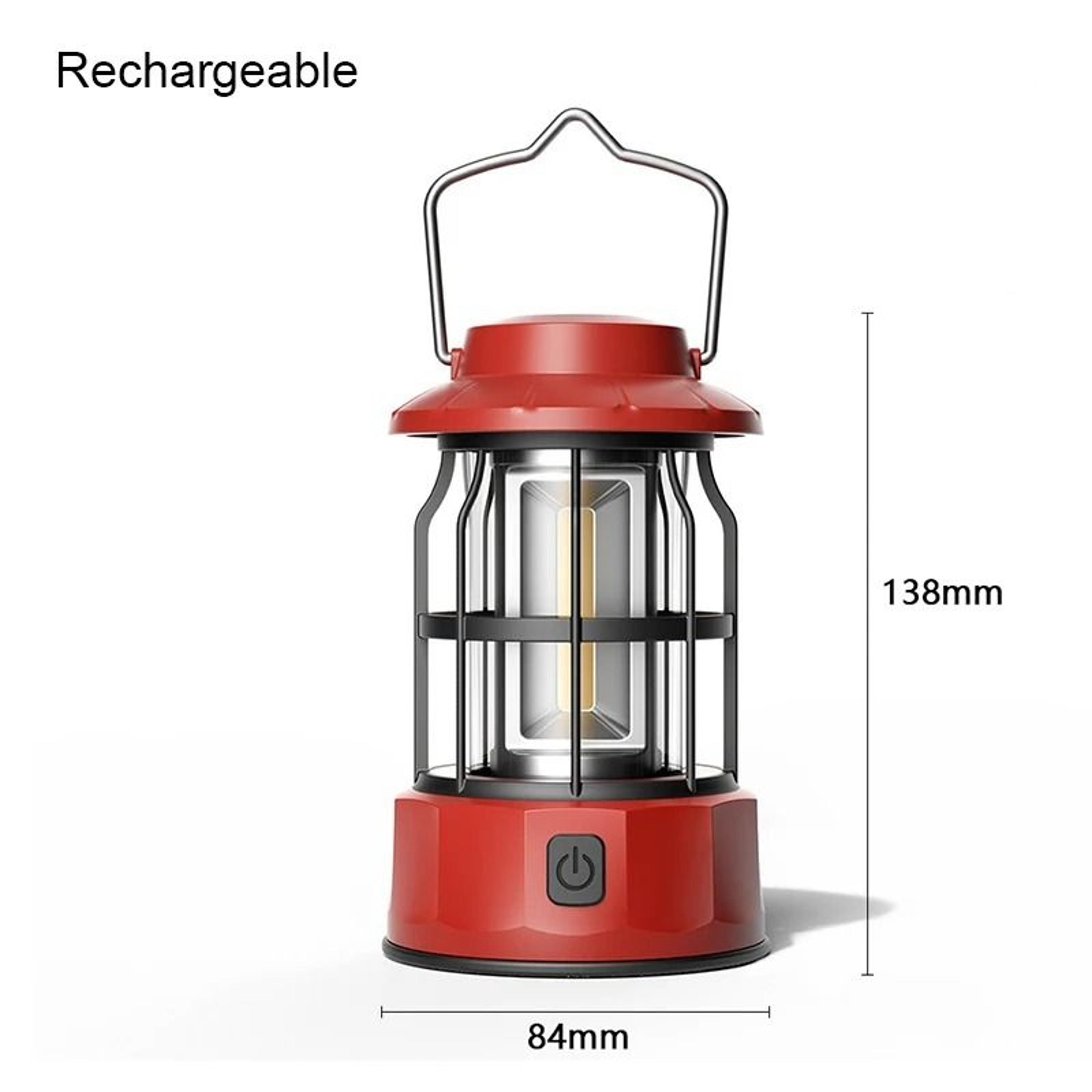 Portable Retro LED Camping Lantern 9