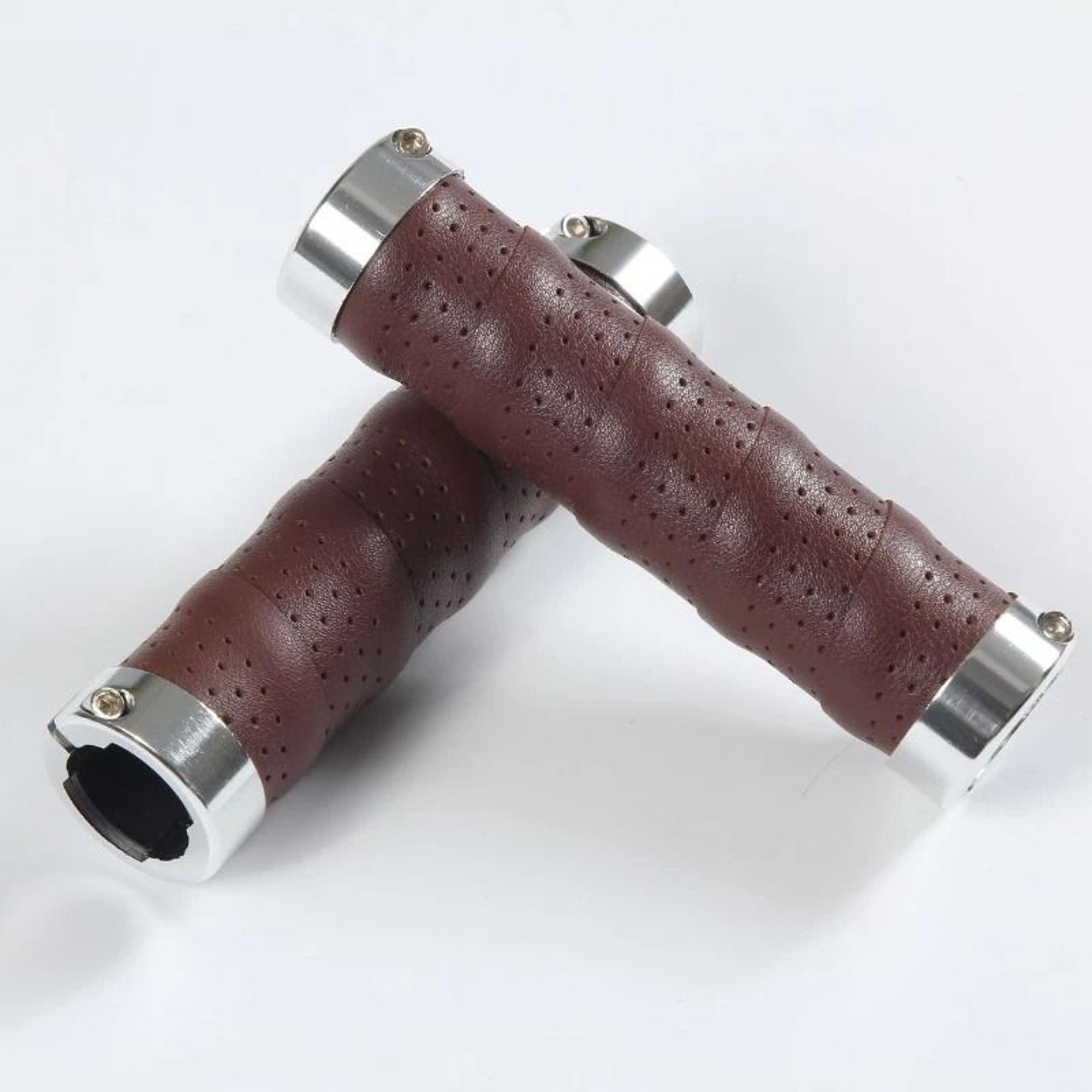 Super Fiber Leather Winding Bicycle Grips 3