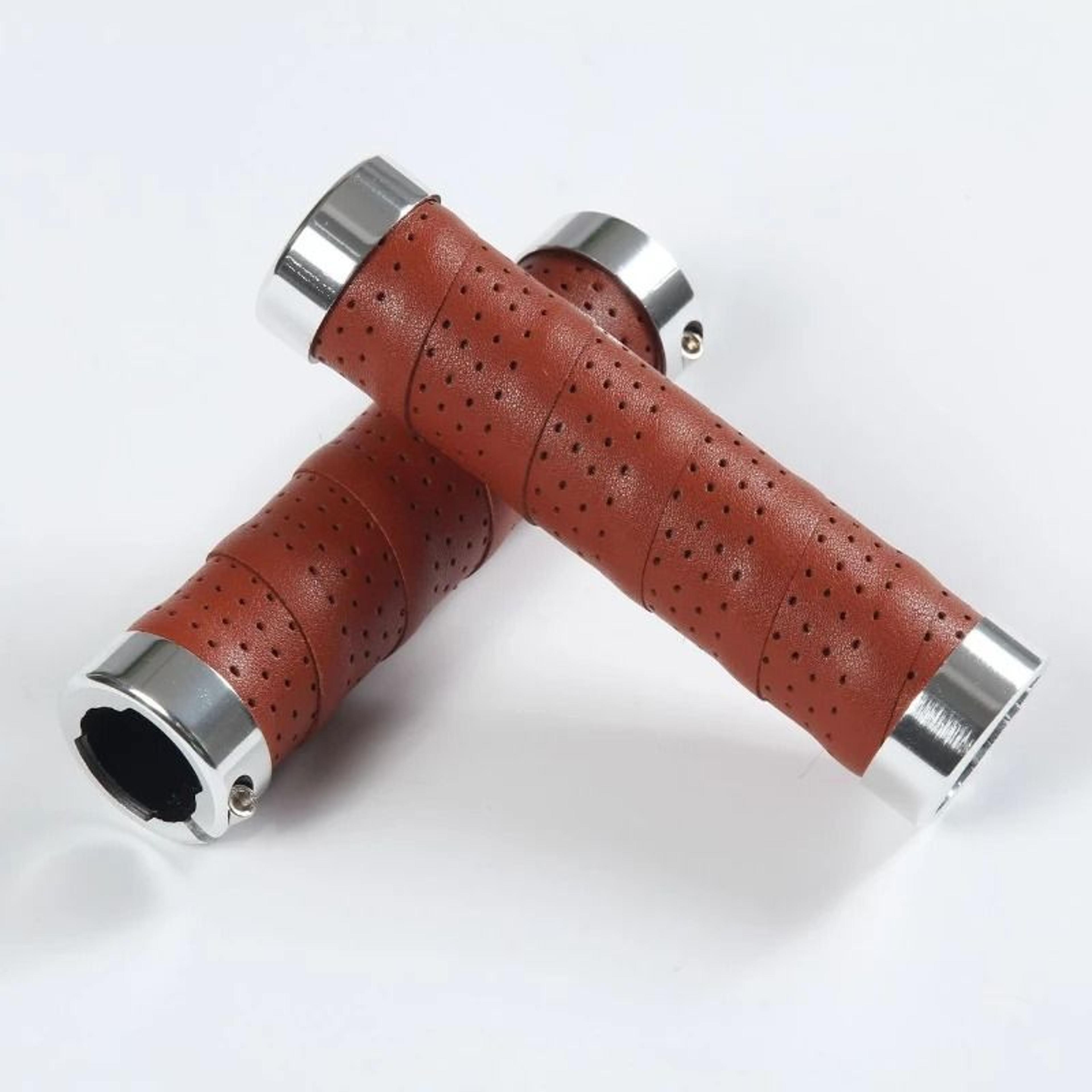 Super Fiber Leather Winding Bicycle Grips 8
