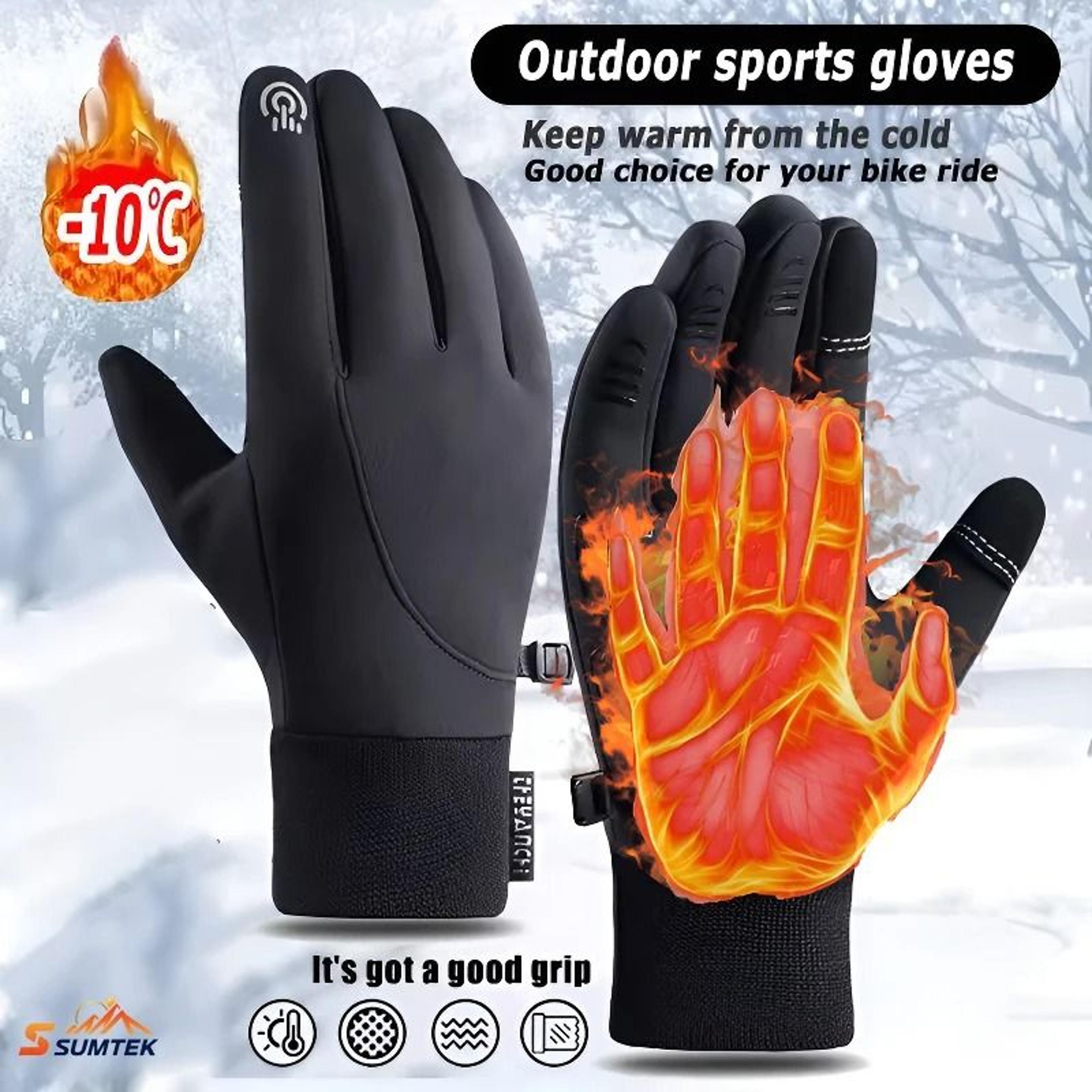Thermal Fleece Touchscreen Winter Gloves 0
