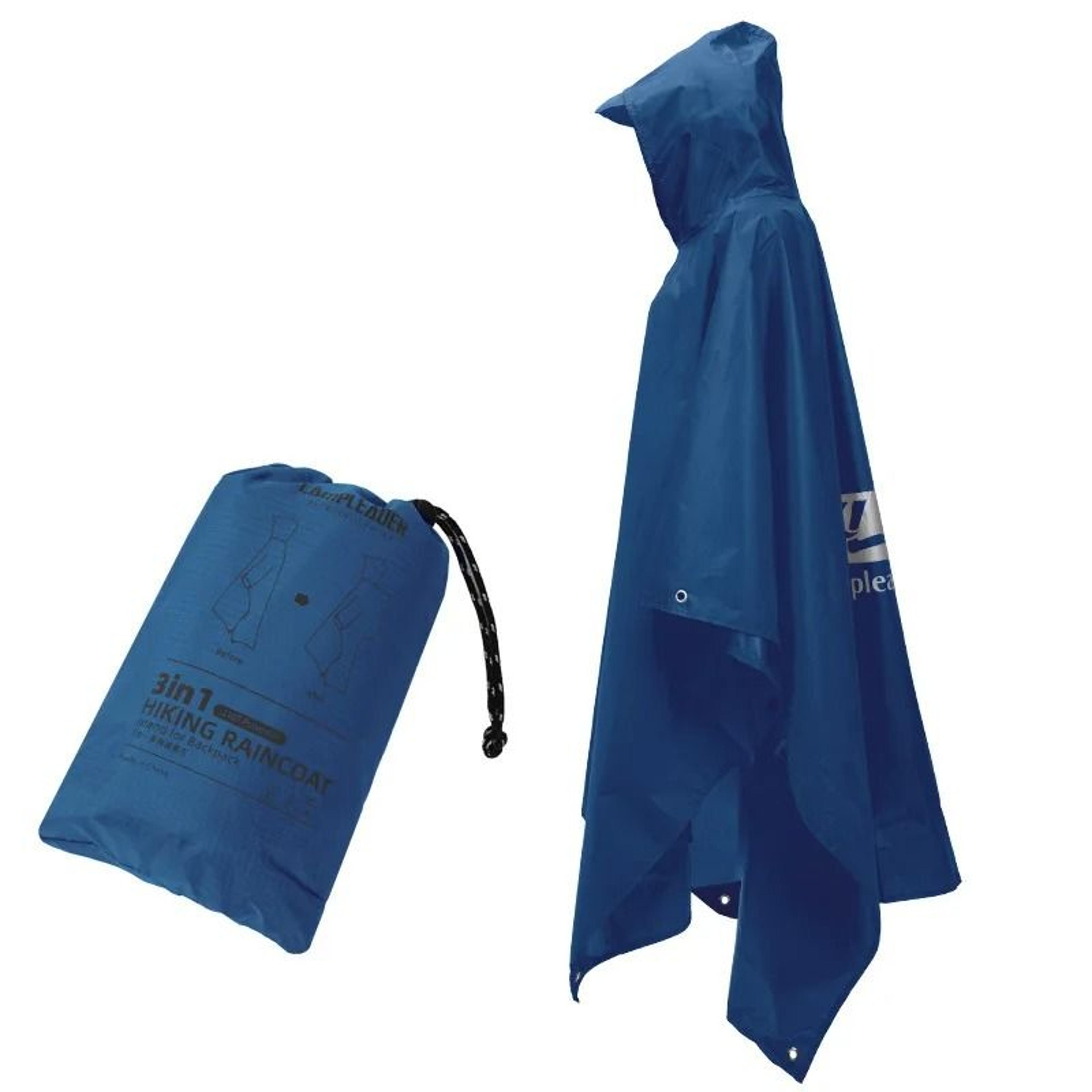 3in1 Multifunctional Outdoor Survival Raincoat 8