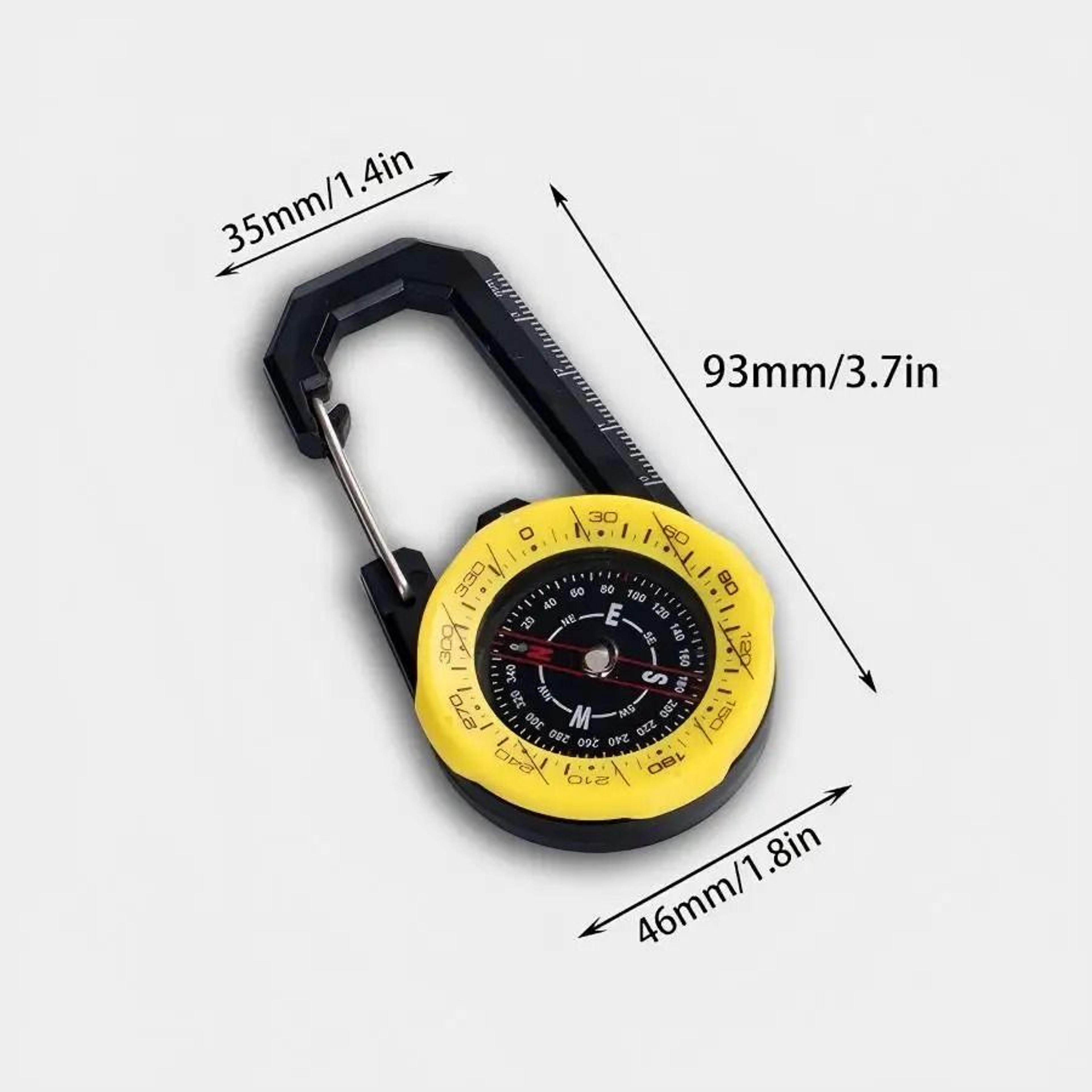Waterproof Tactical Carabiner Compass Guide 3