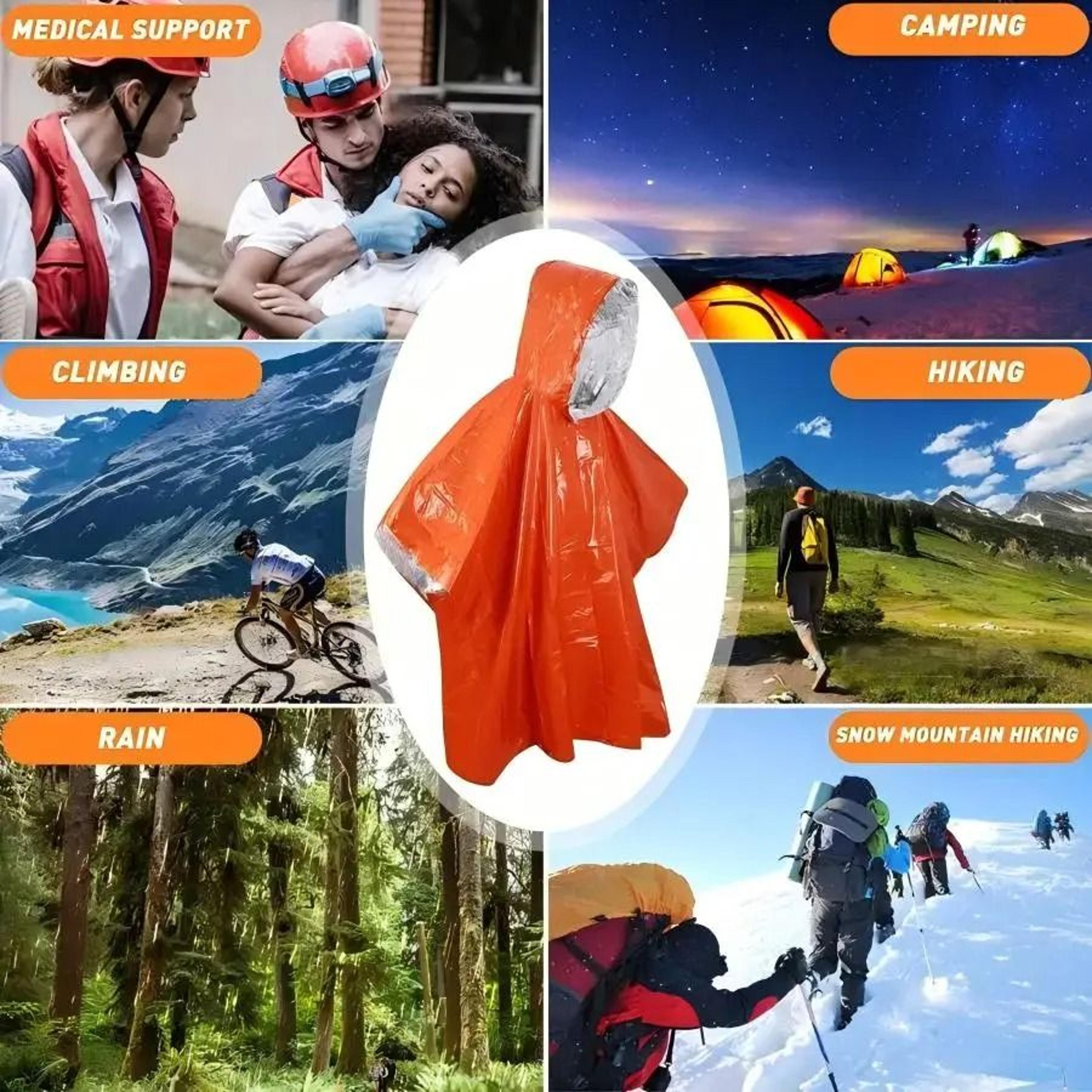 Emergency Thermal Survival Poncho 5