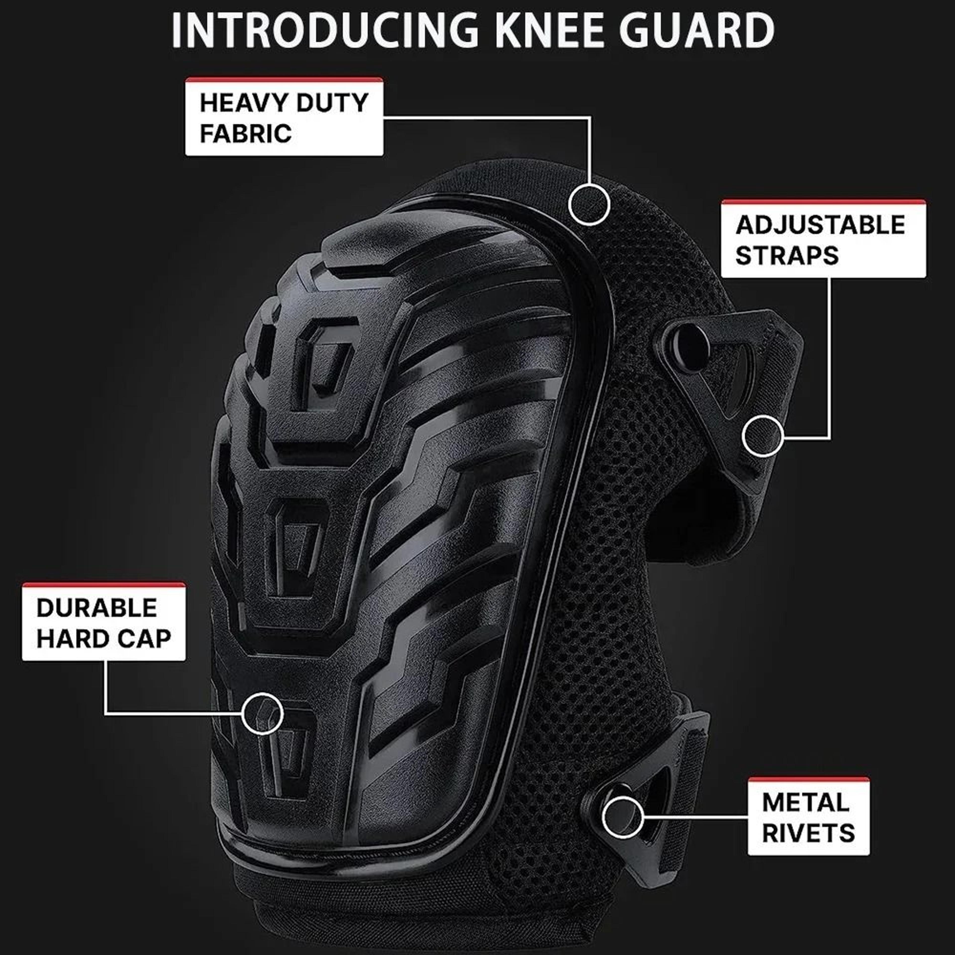 HeavyDuty Work Knee Pads With Gel Cushioning 2