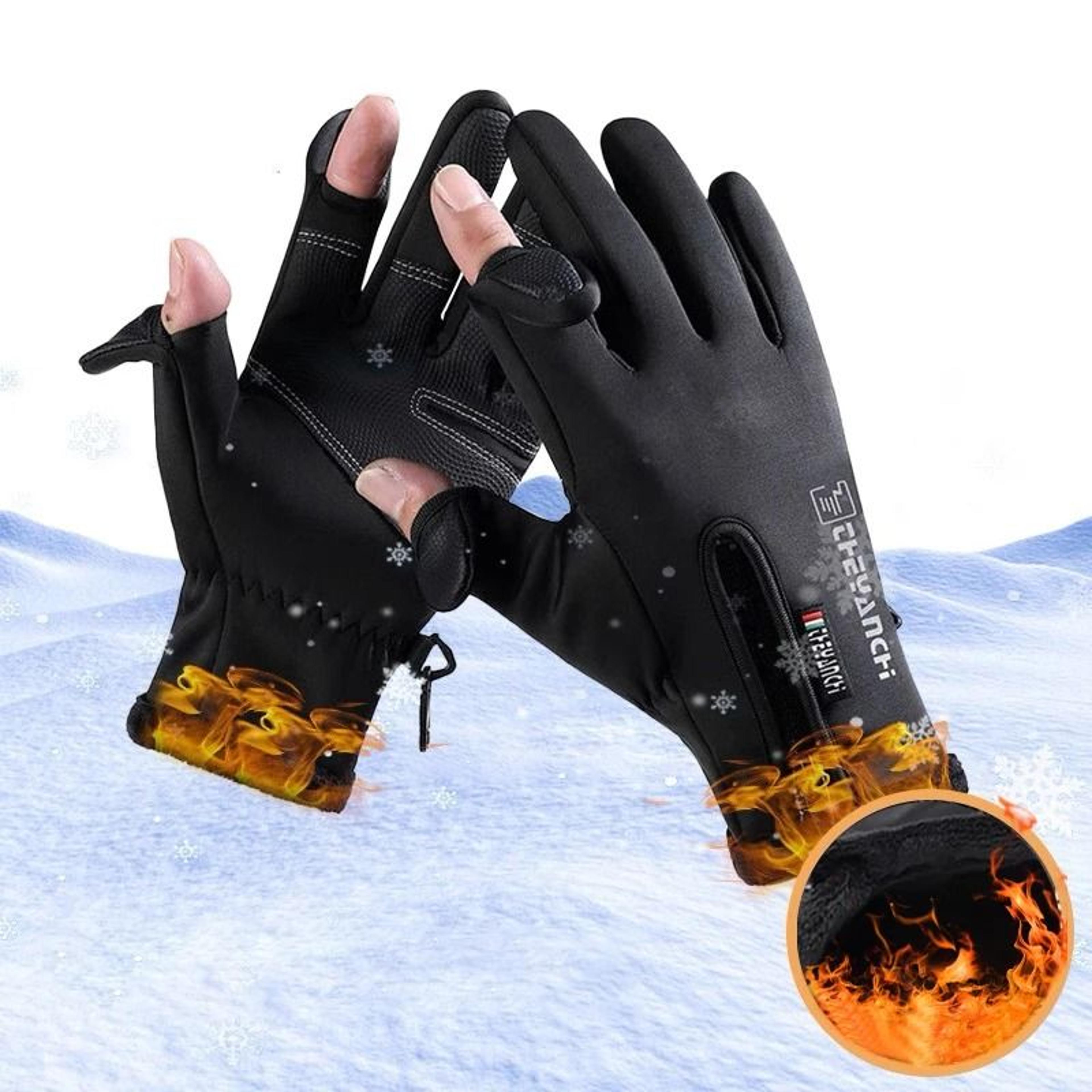HighPerformance Winter Fingerless Thermal Gloves 0
