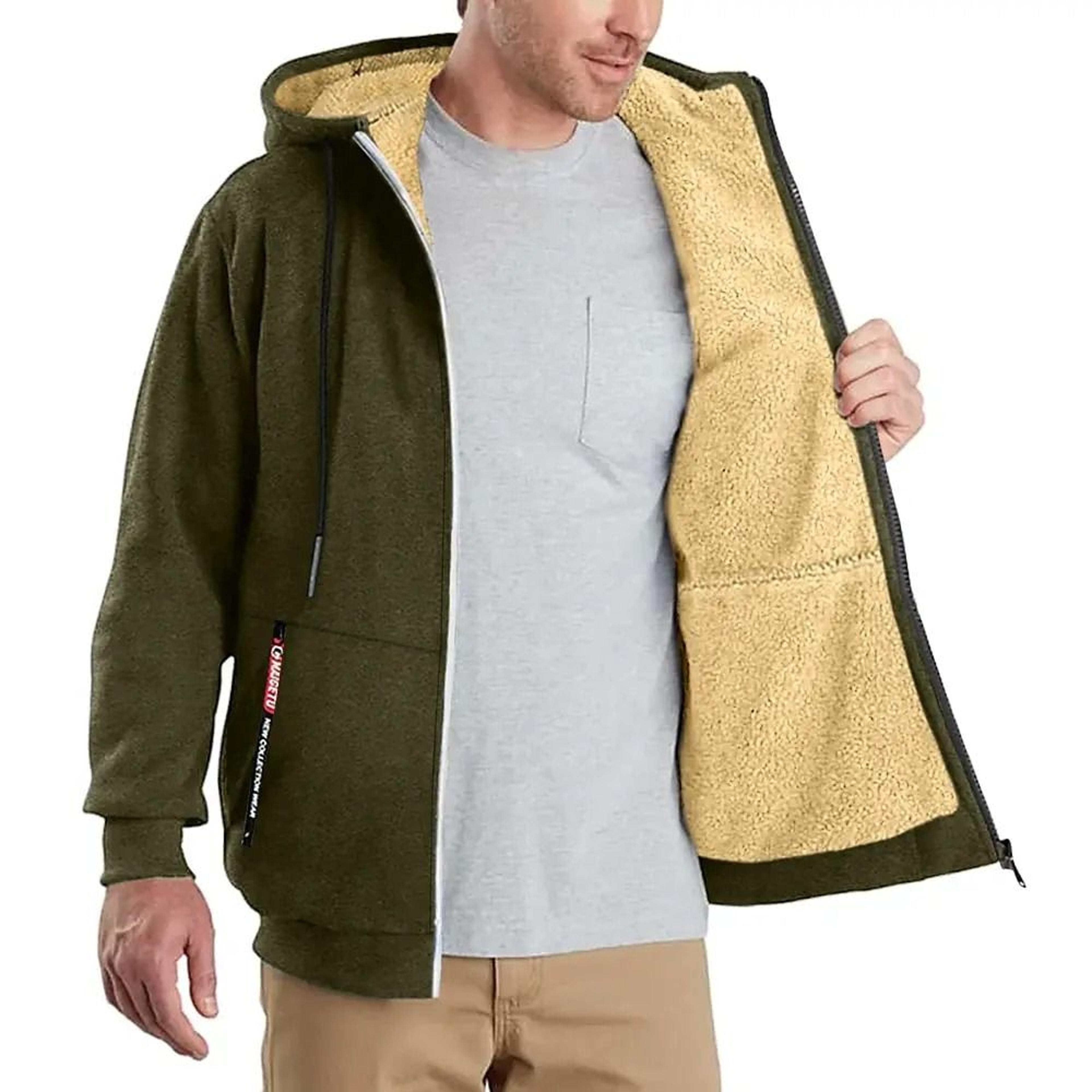 Mens Full Zip Fleece Hoodie 1